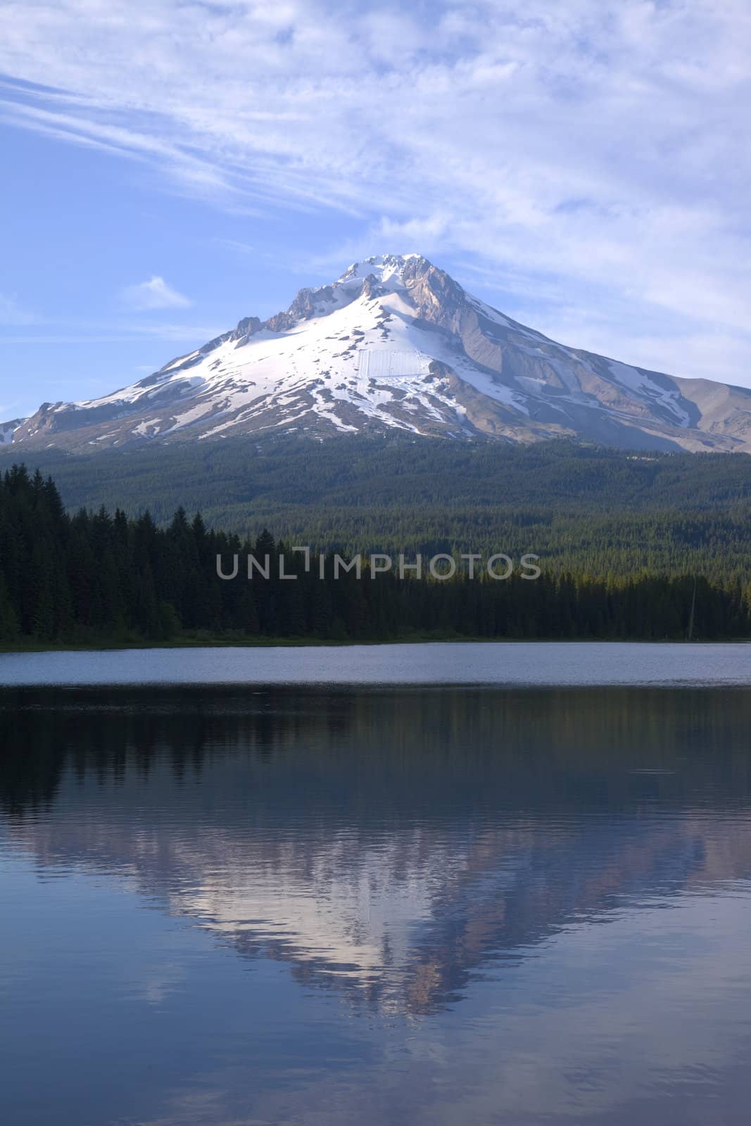 Mt. Hood and Trillium lake. by Rigucci
