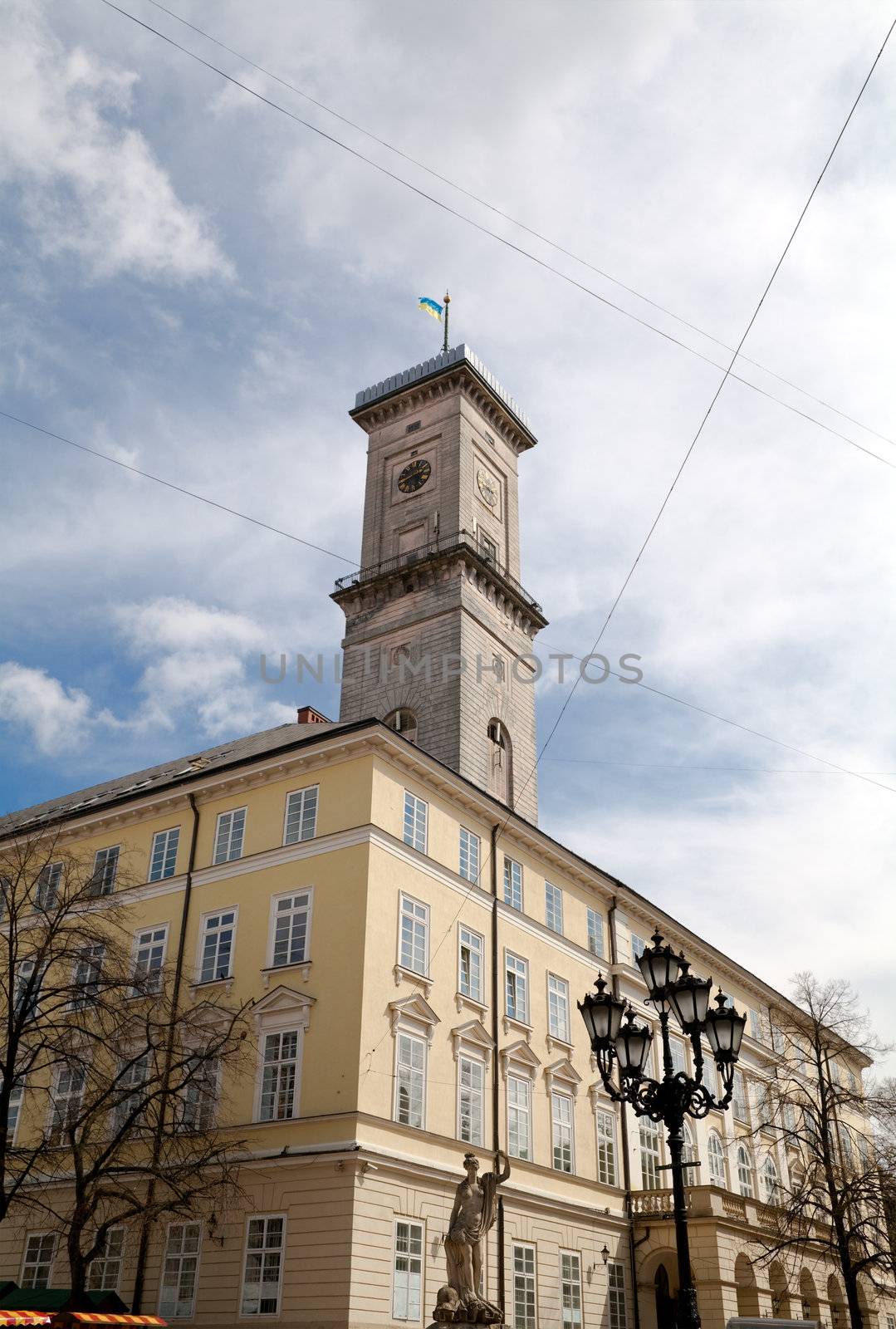 City Hall on the Rynok Aquare in Lviv (Lemberg)