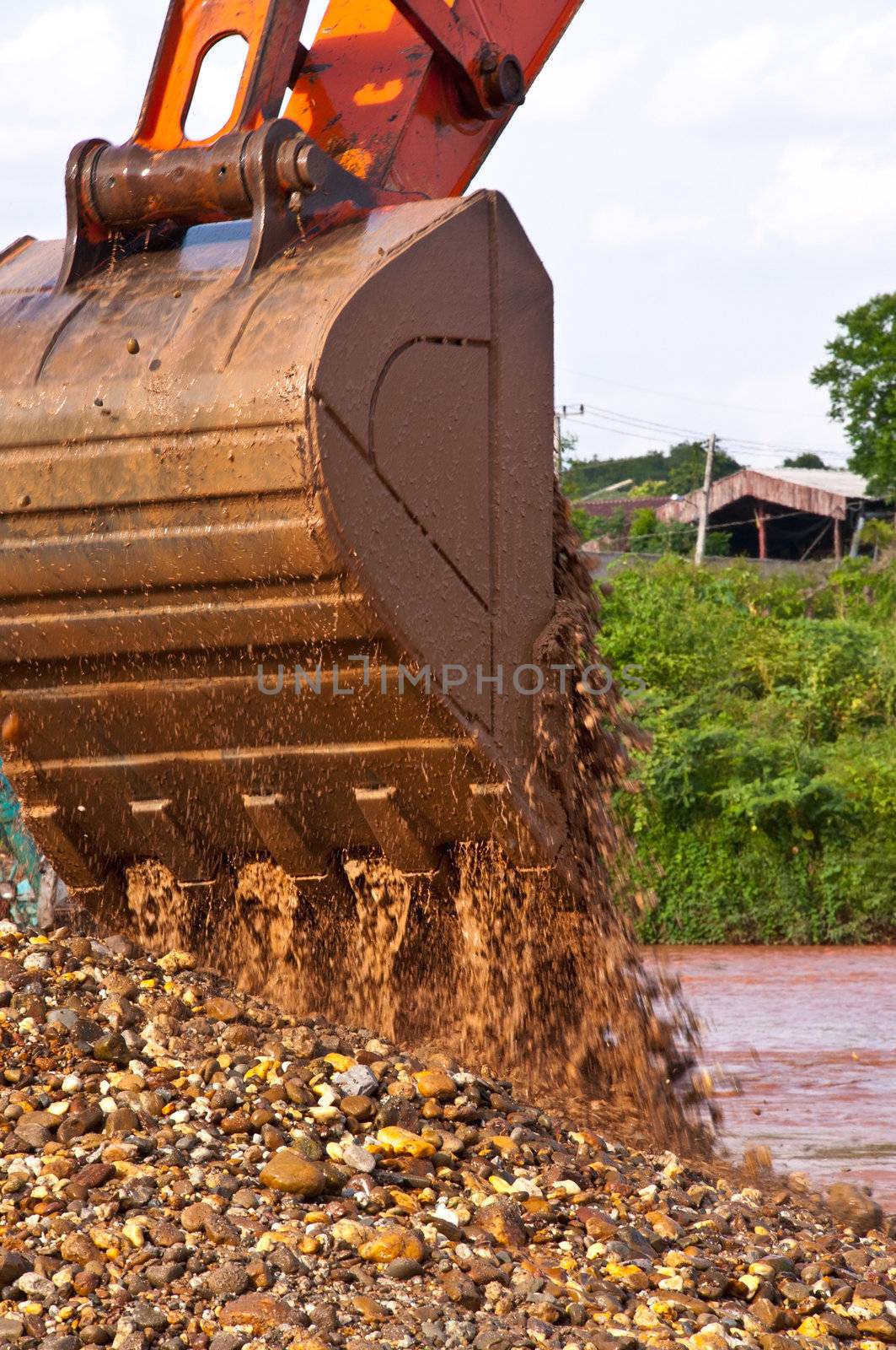 excavator loader bucket by Yuri2012