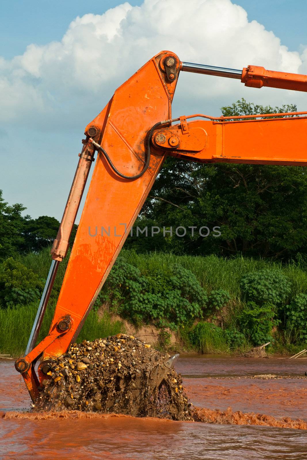 excavator loader bucket by Yuri2012