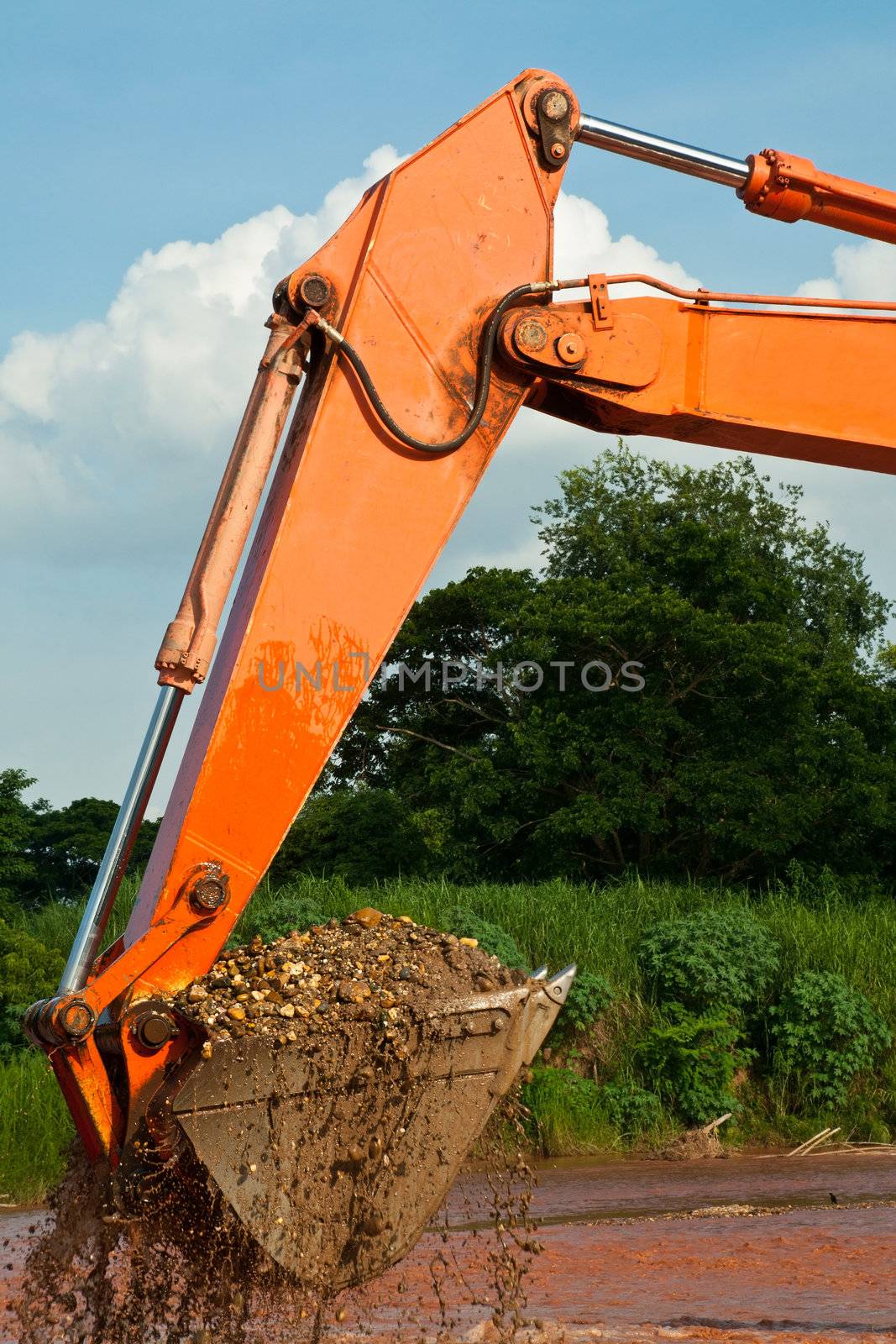 excavator loader bucket by Yuri2012