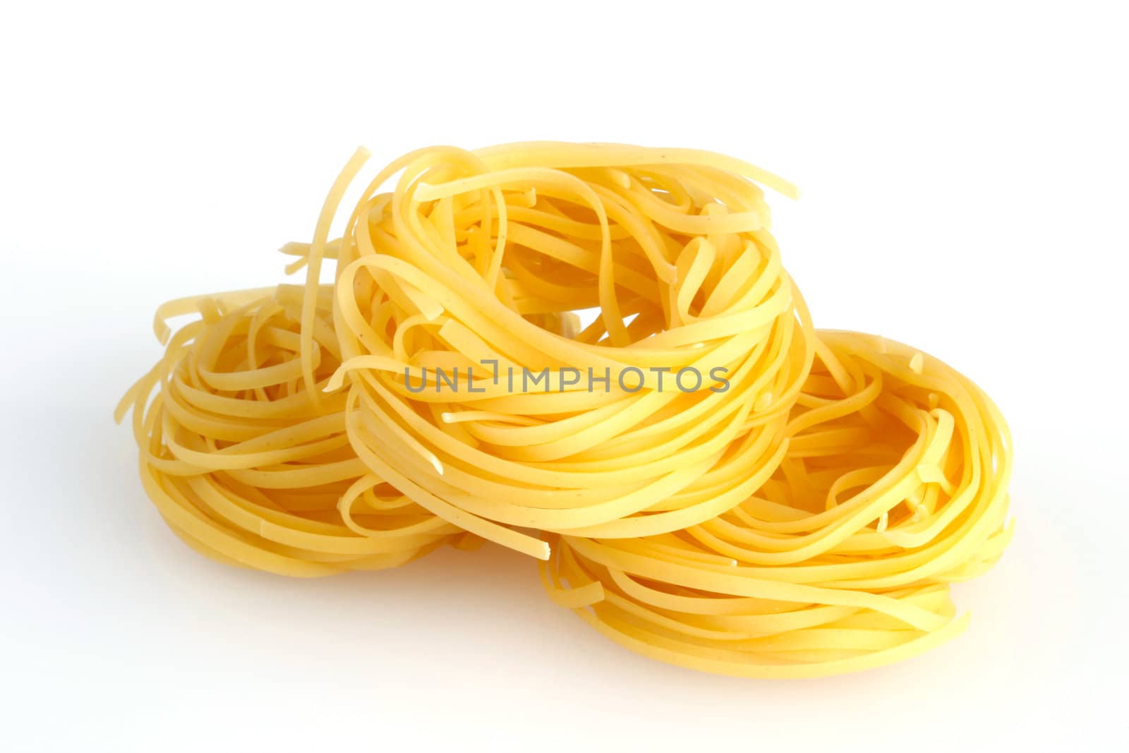 chinese noodles on white