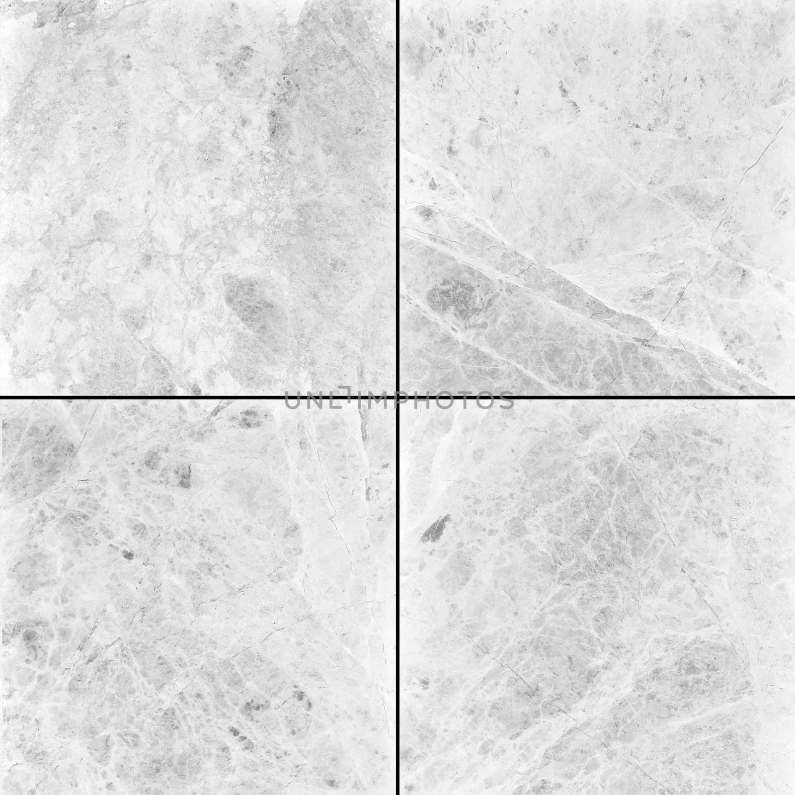 Four different white marble texture   high res