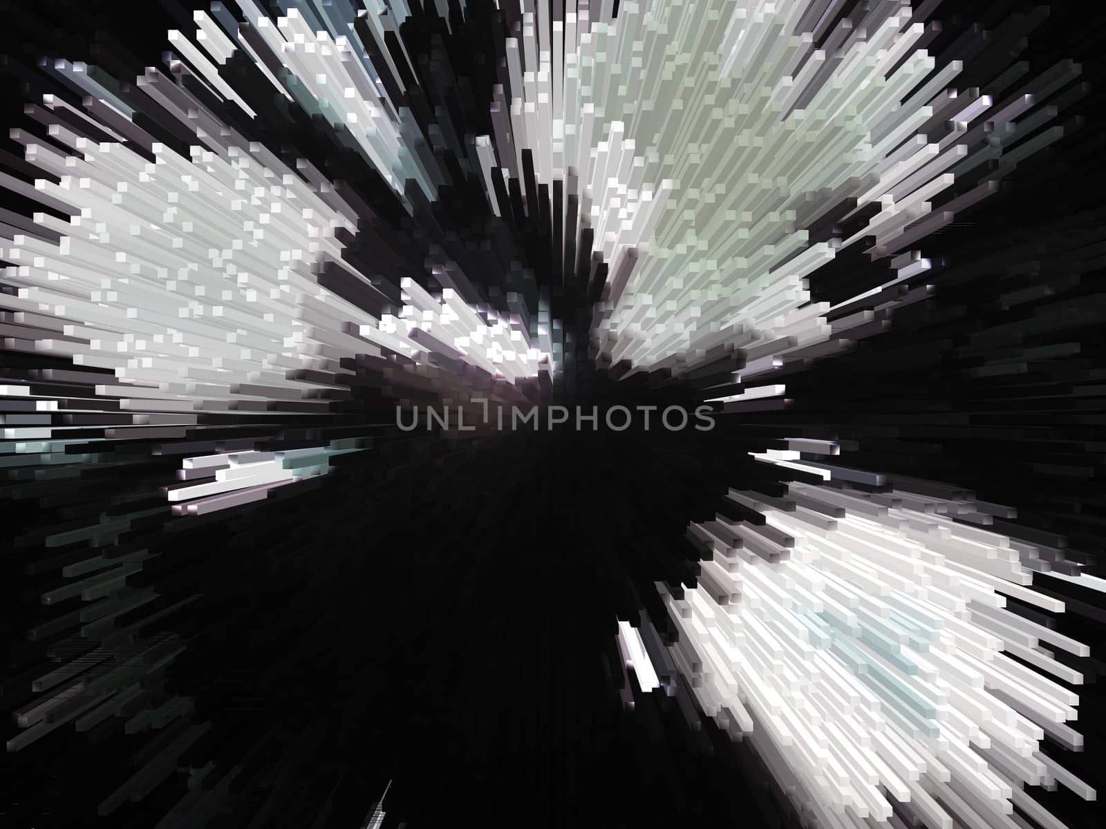 Image with background like a green and black explosion