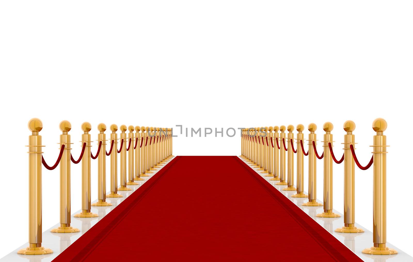 red carpet entrance with the stanchions and the ropes