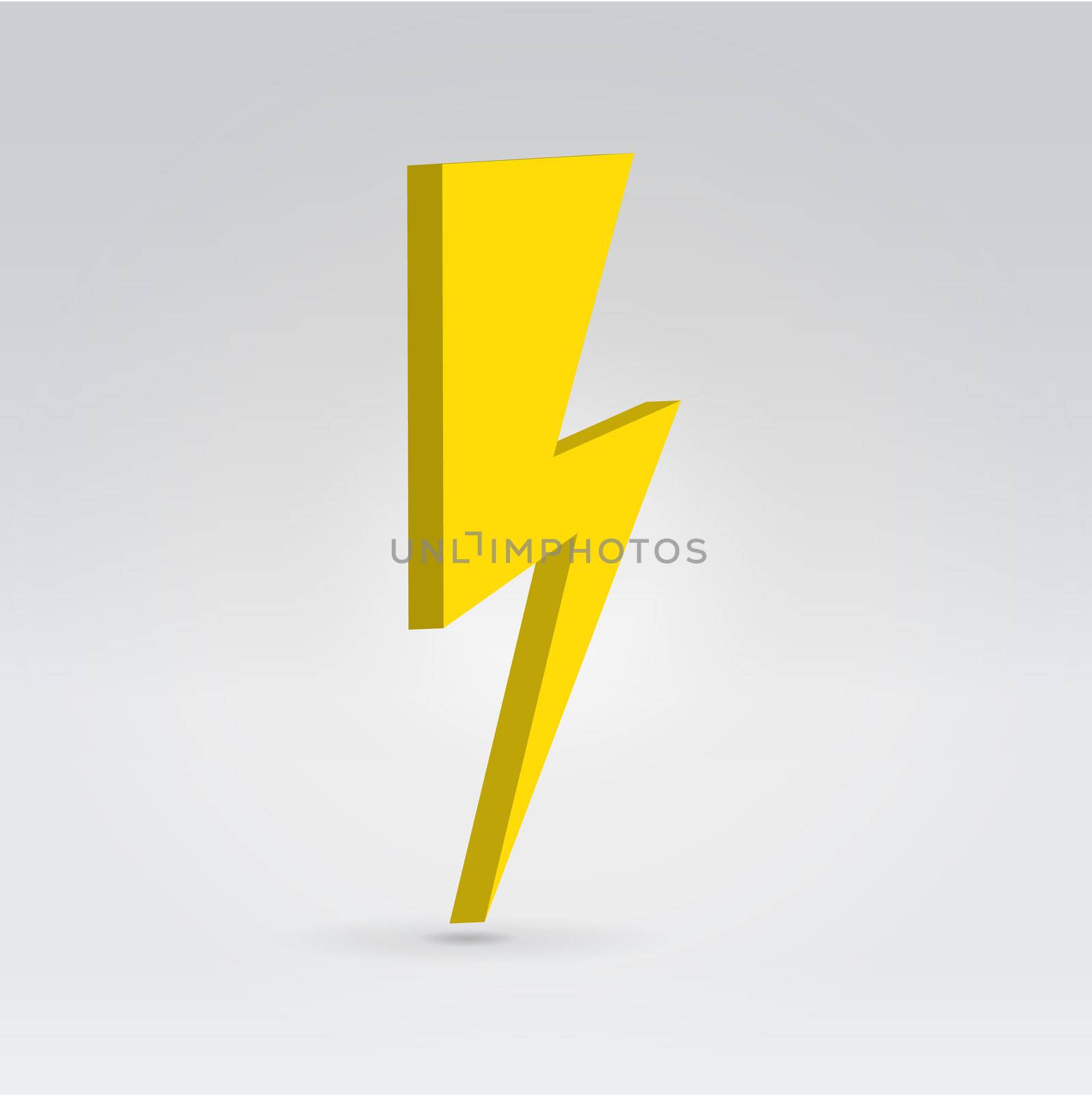 Lightning symbol by pics4sale