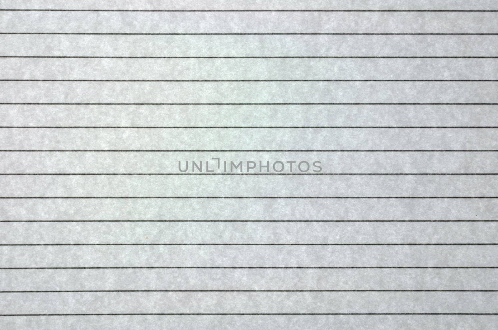 Blank note paper