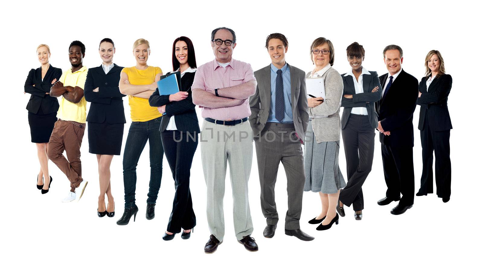 Collage of several business people in different poses. Rich business concept