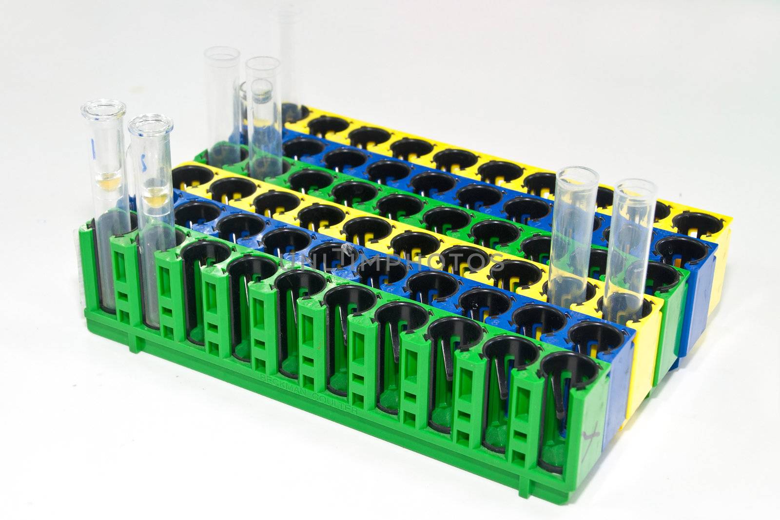 Test tubes on rack