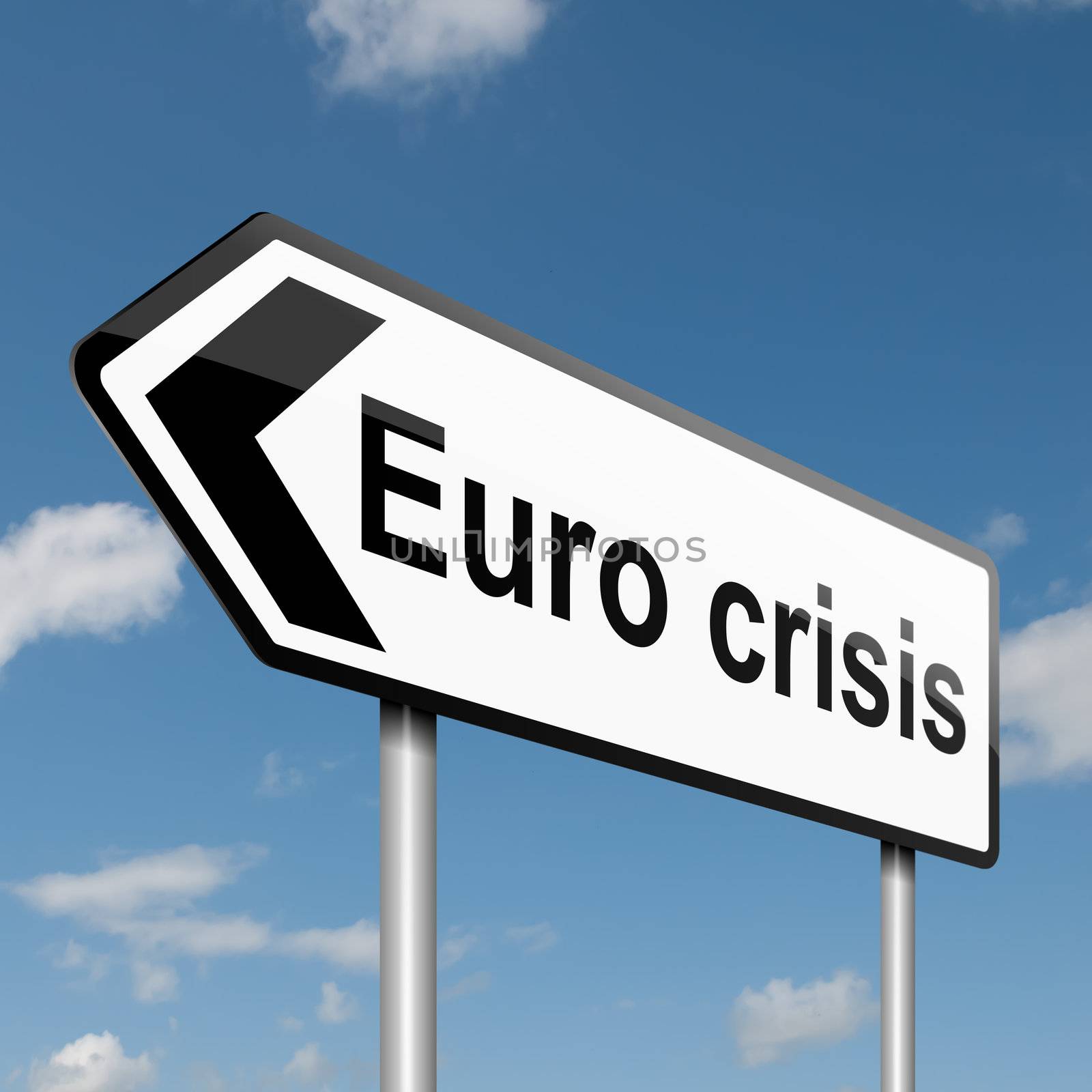 Euro crisis concept. by 72soul