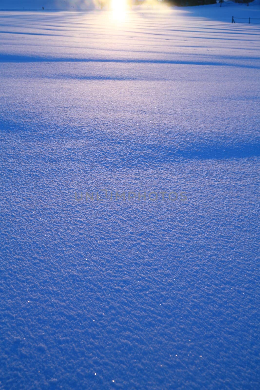 Details of a beautiful snow surface perfect for backgrounds on greeting cards etc.