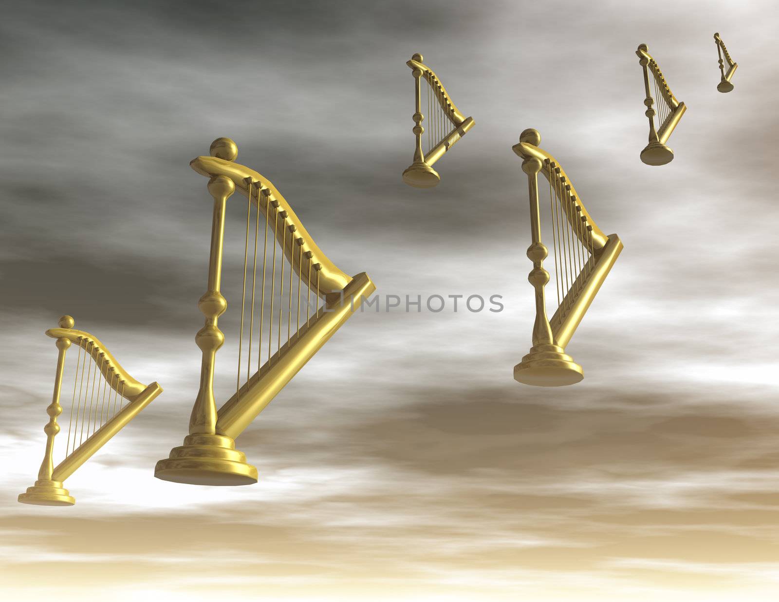 Digital visualization of harps