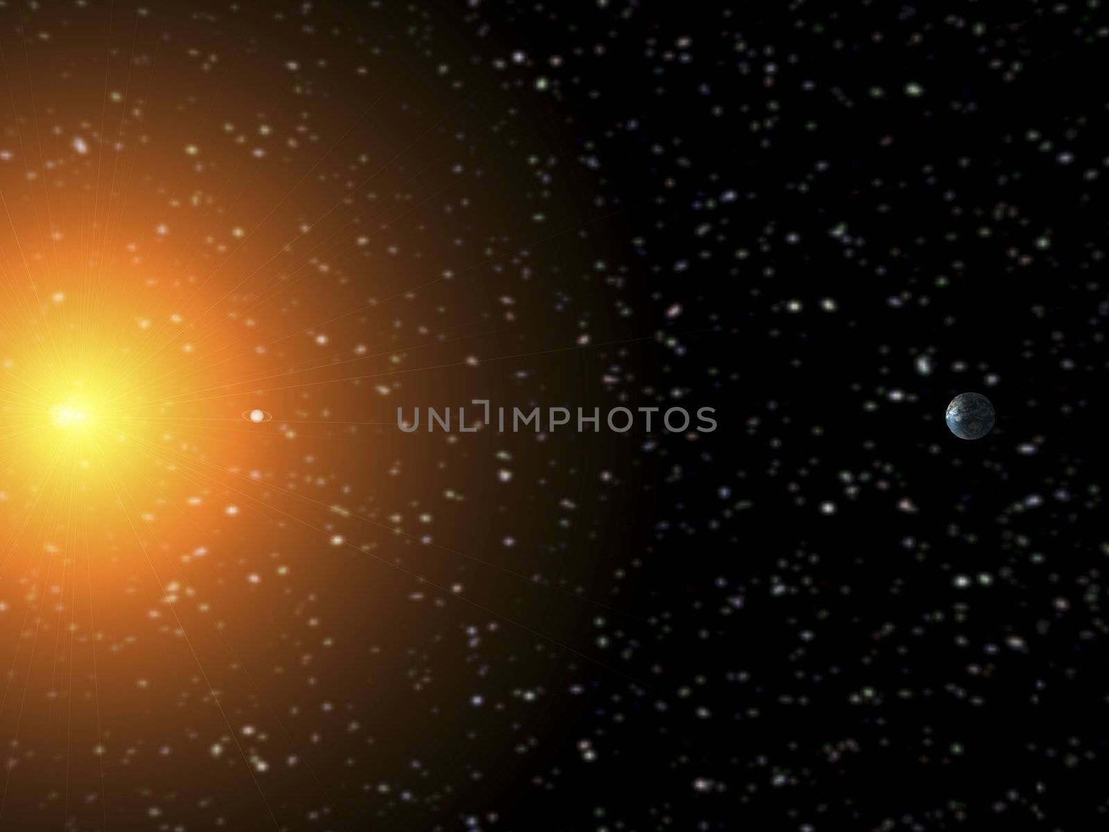 Digital visualization of the solar system