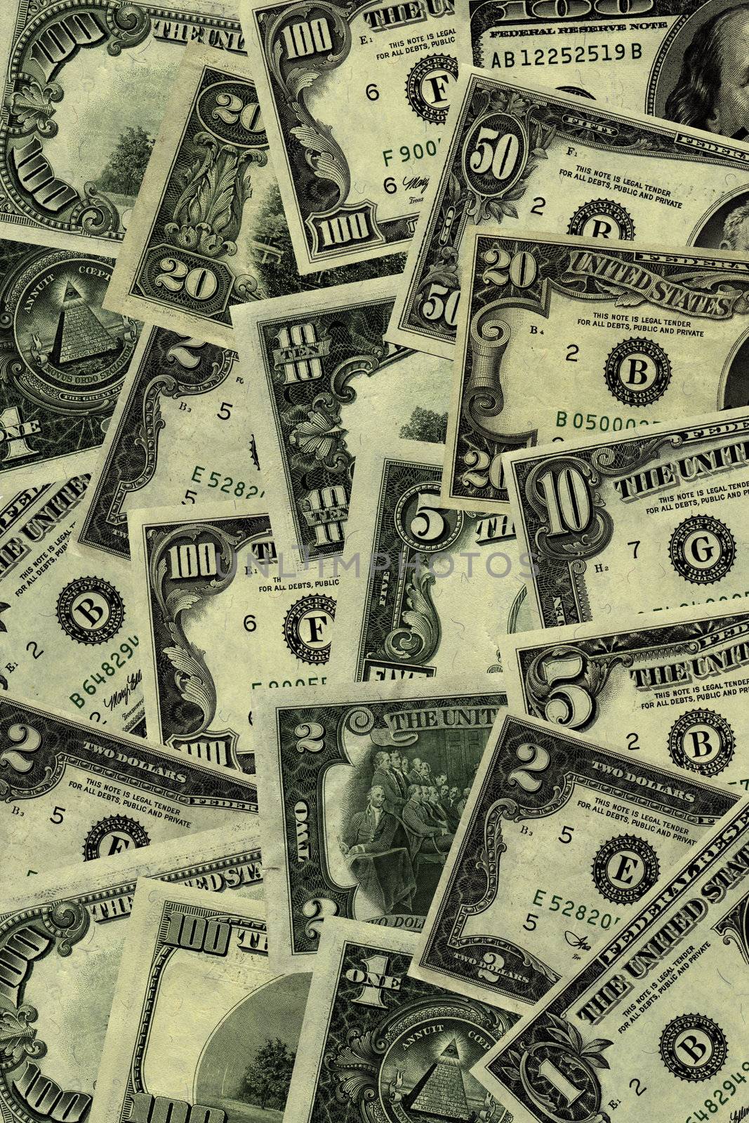 Digital composition / Financial crisis / Bank notes