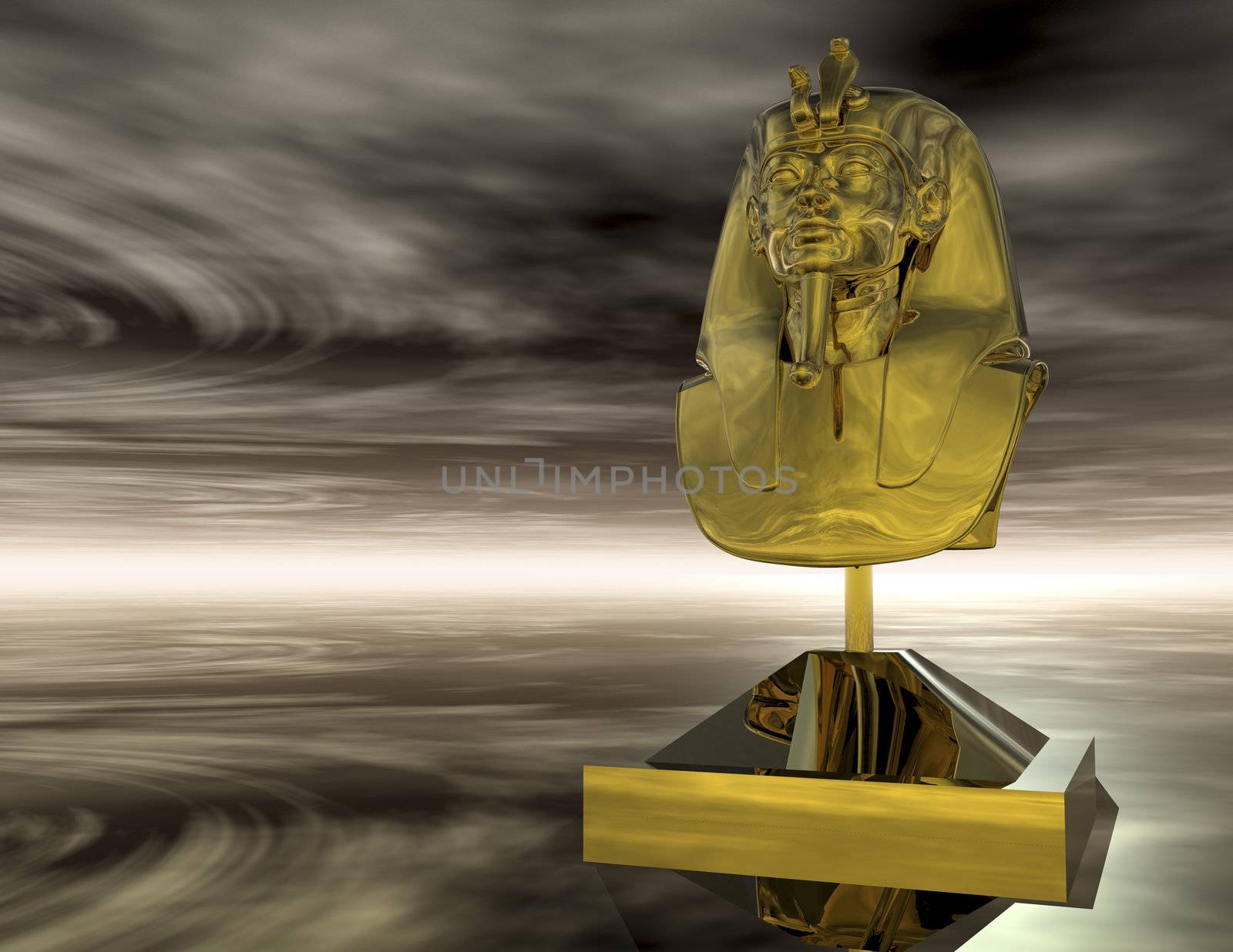 digital rendering of tut anch amun