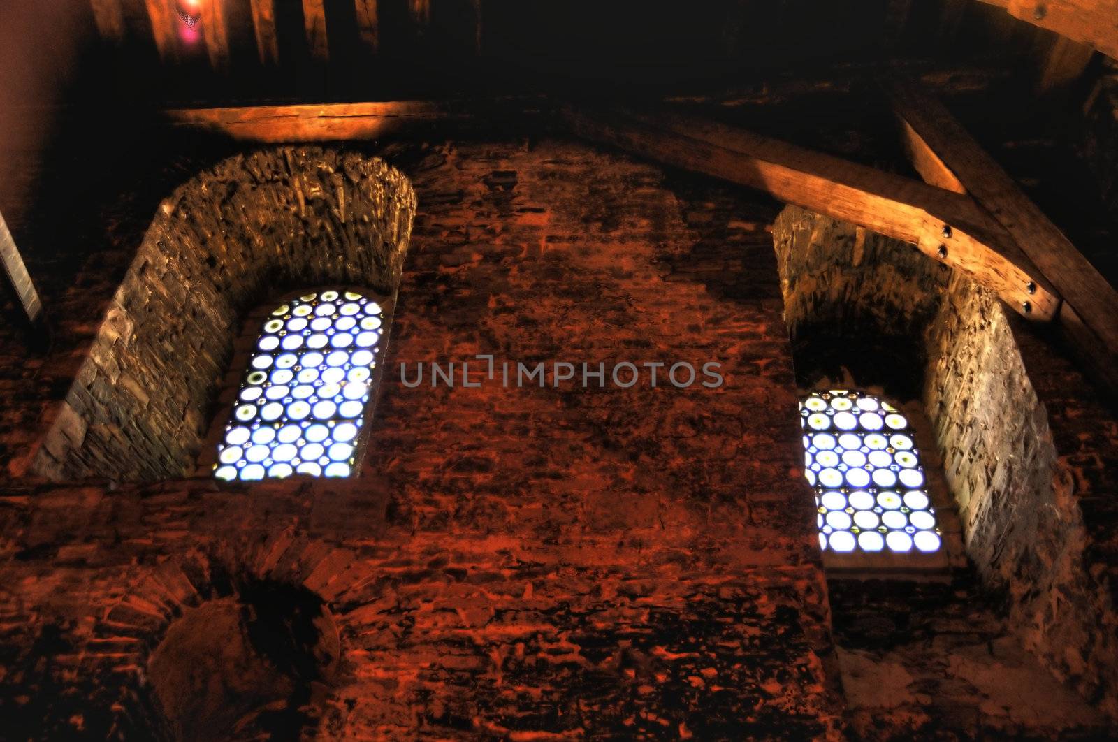 castle in the old town of ghent, belgium (hdr)