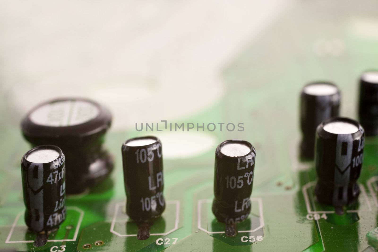 close up of electronics