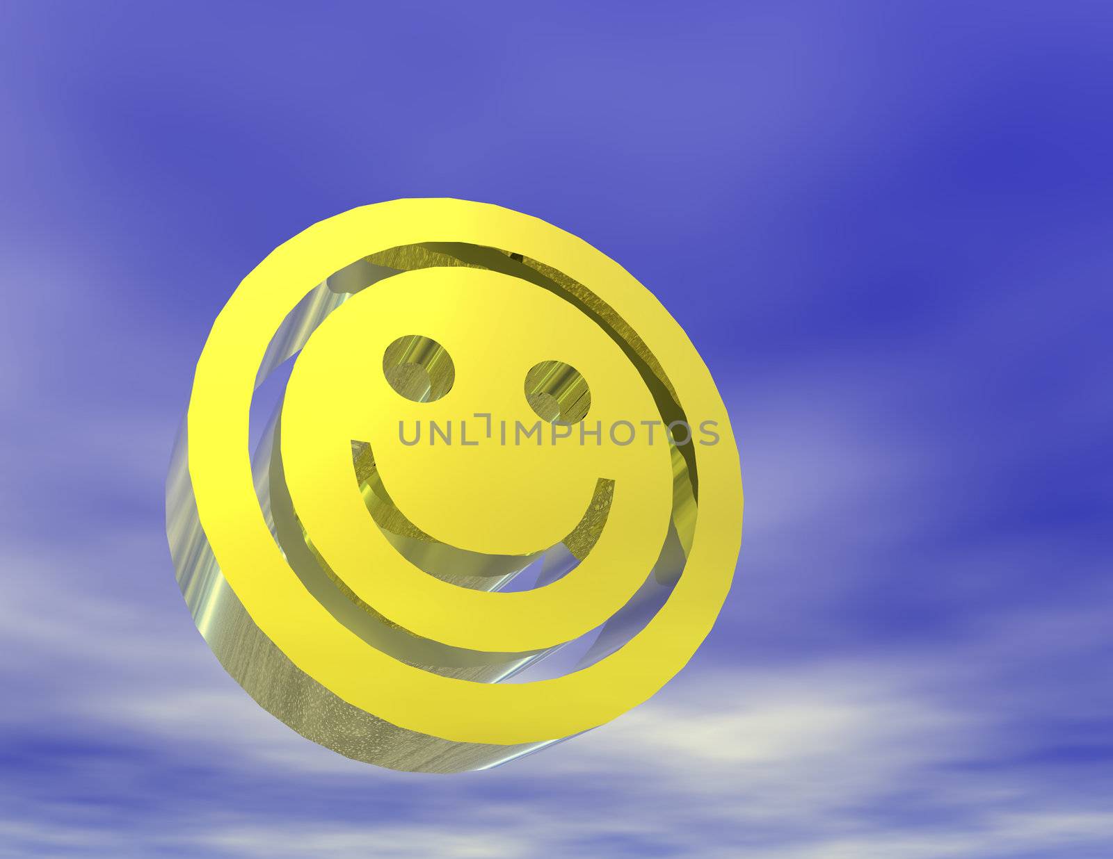 digital rendering of a smiley