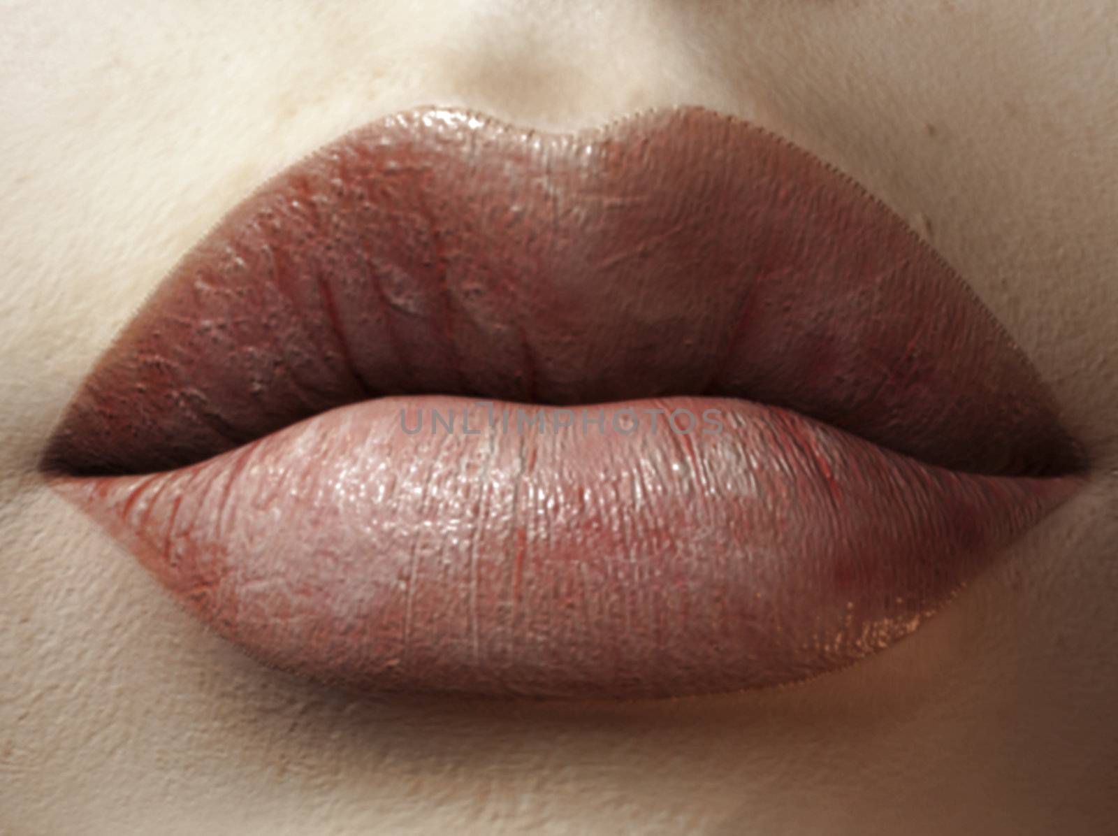 digital rendering of lips