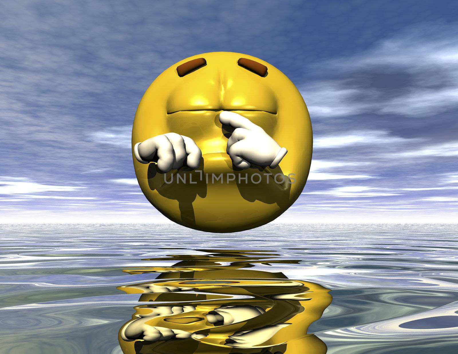 digital rendering of an emoticon