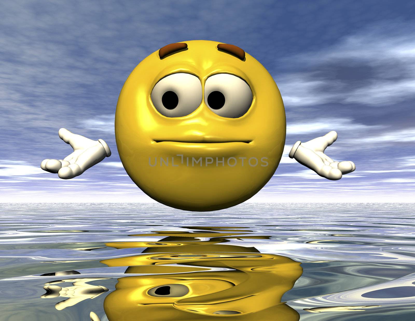 digital rendering of an emoticon