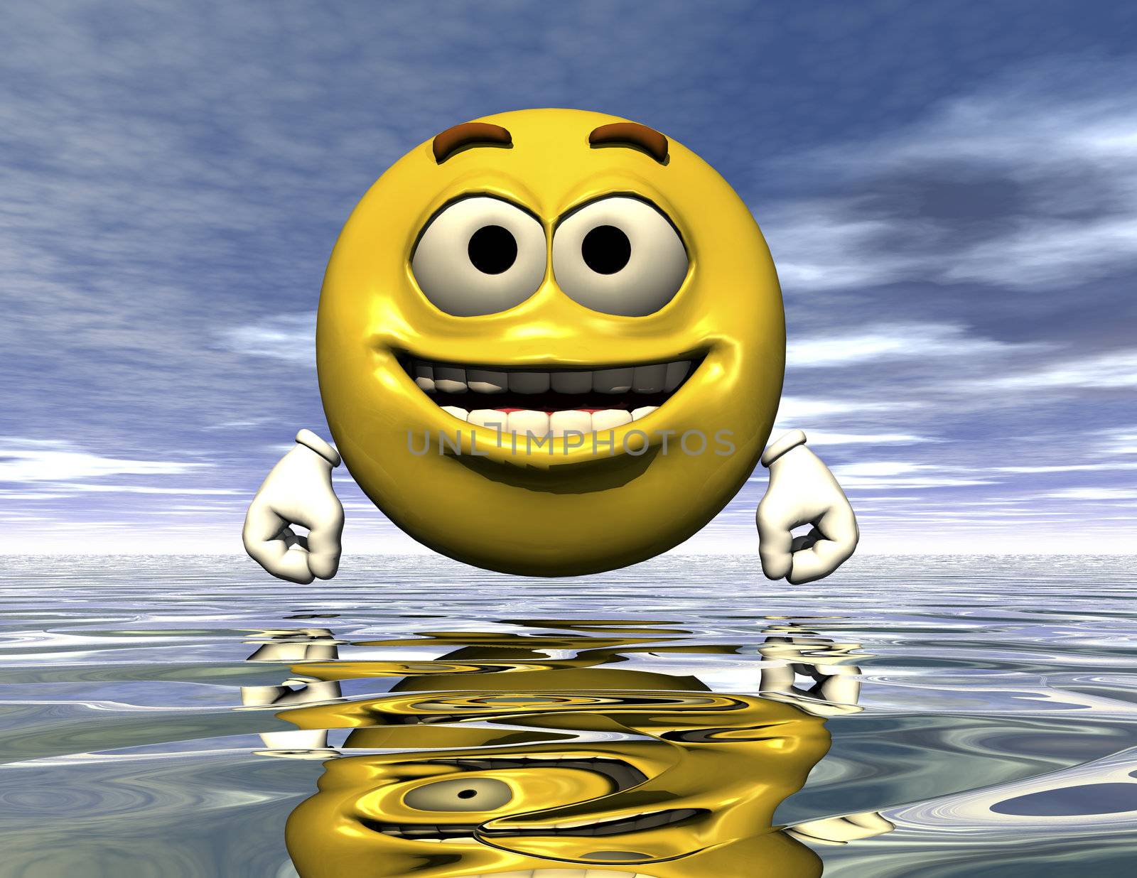 digital rendering of an emoticon