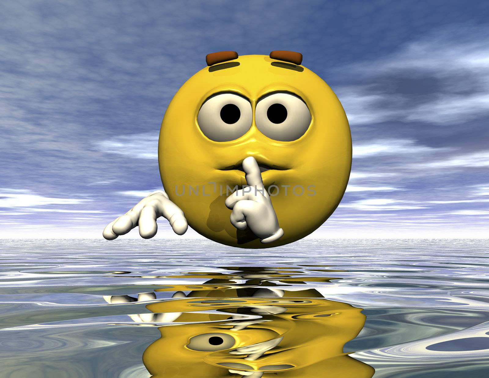 digital rendering of an emoticon
