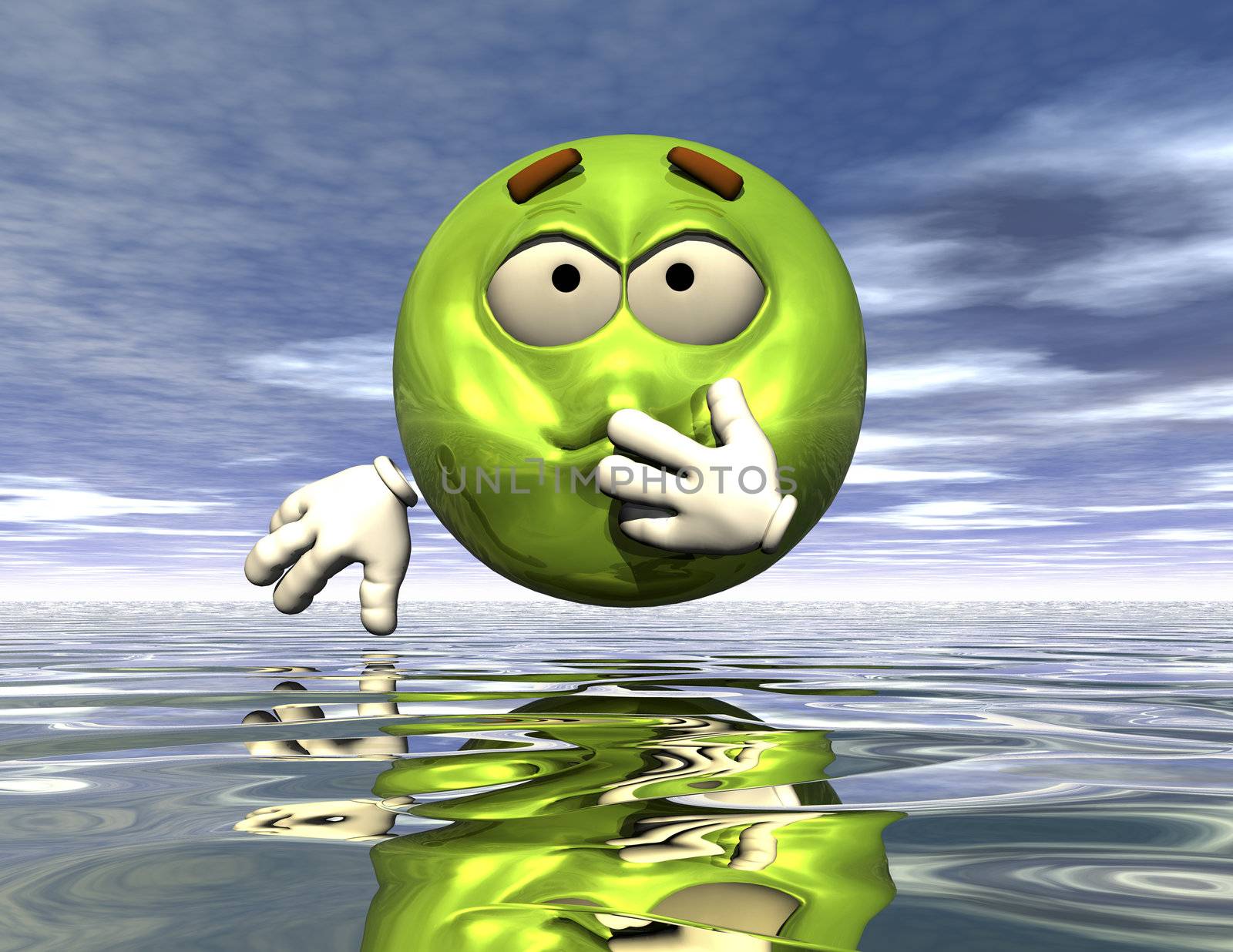 digital rendering of an emoticon