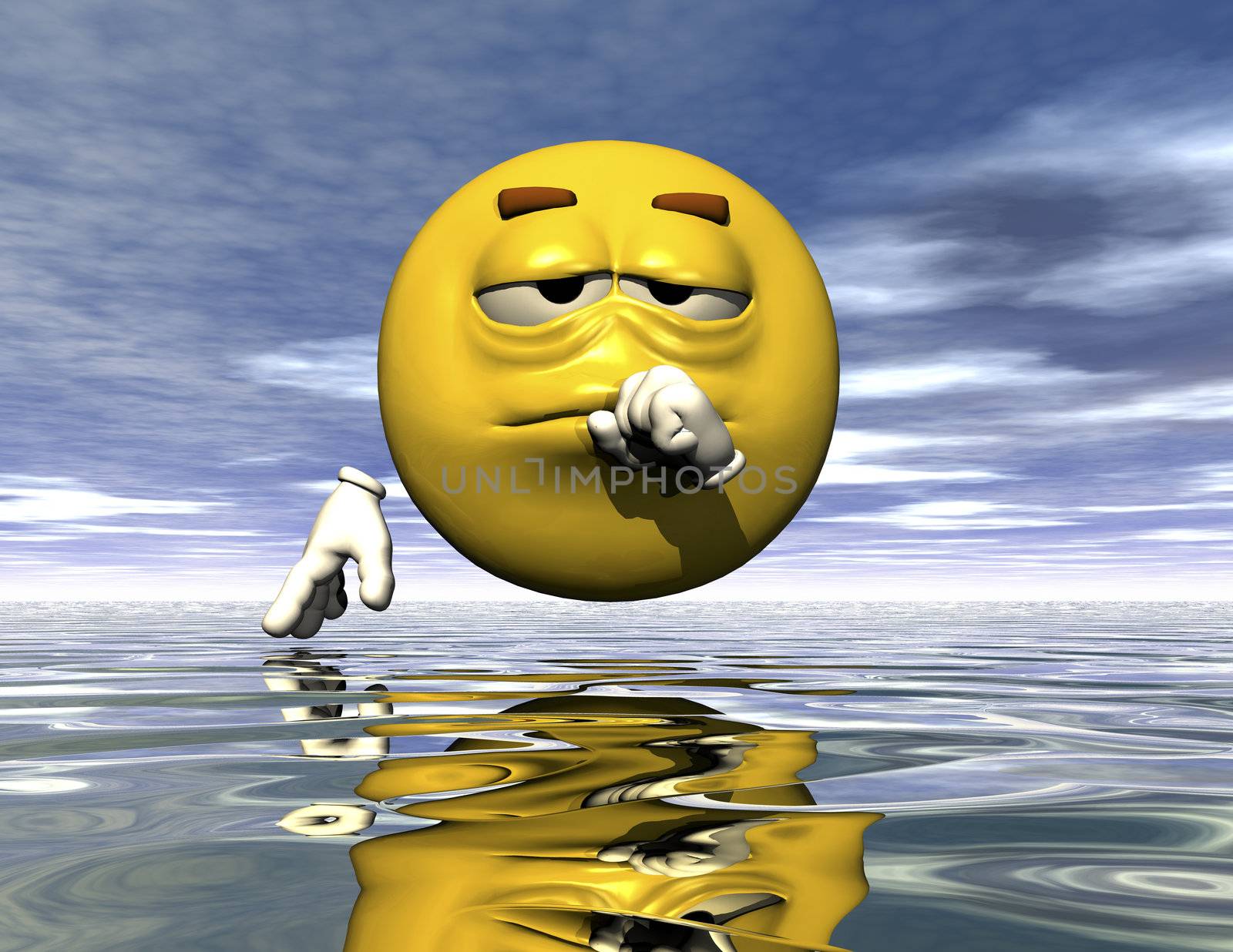 digital rendering of an emoticon