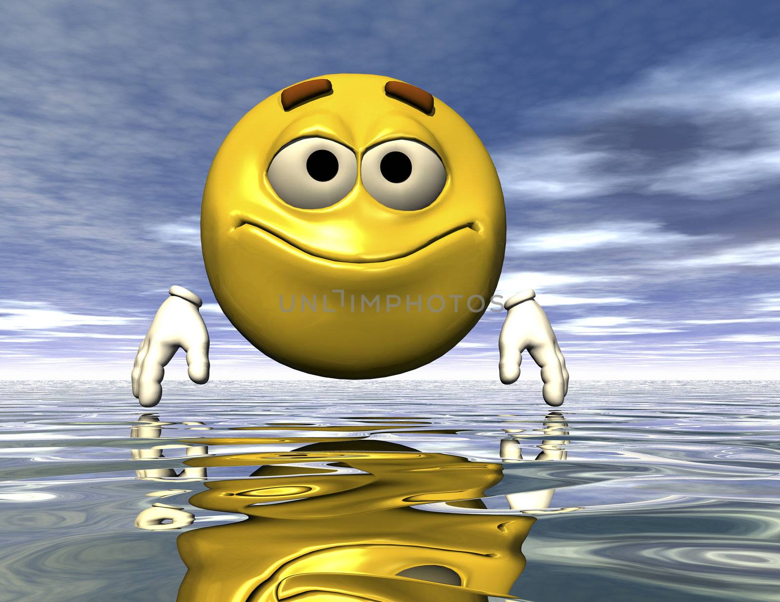 digital rendering of an emoticon