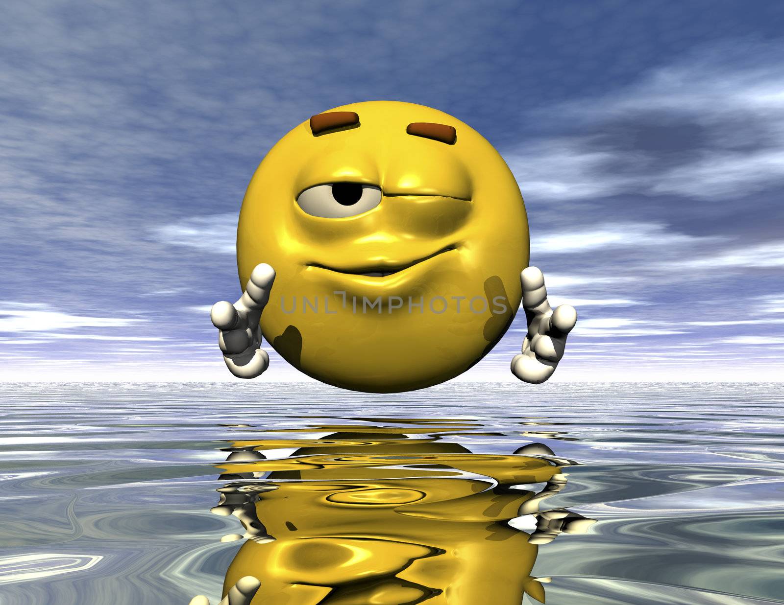 digital rendering of an emoticon
