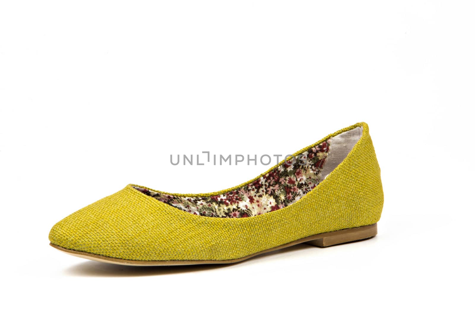 mustard yellow  babette women shoe made of canvas