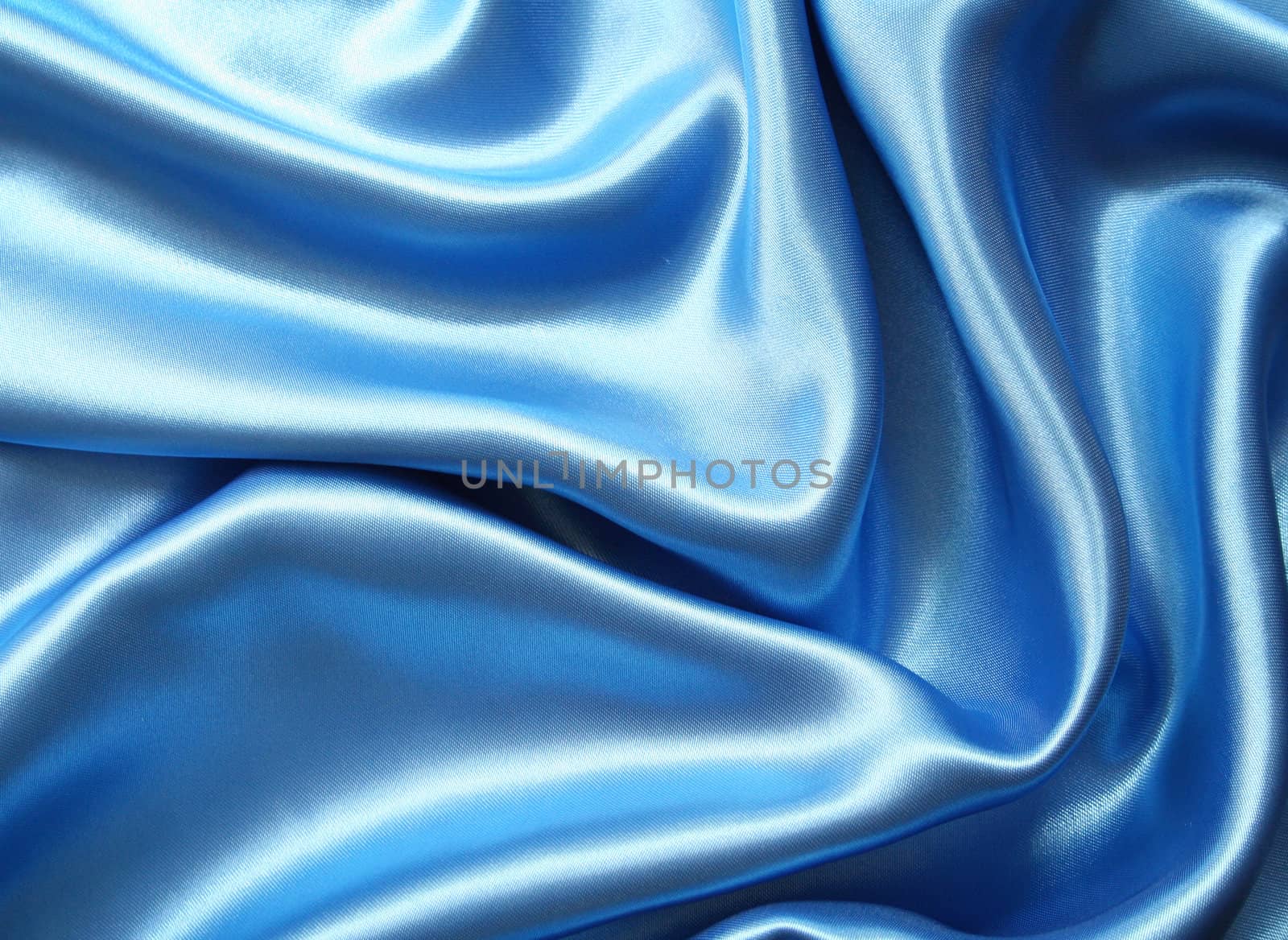Smooth elegant dark blue silk can use as background 