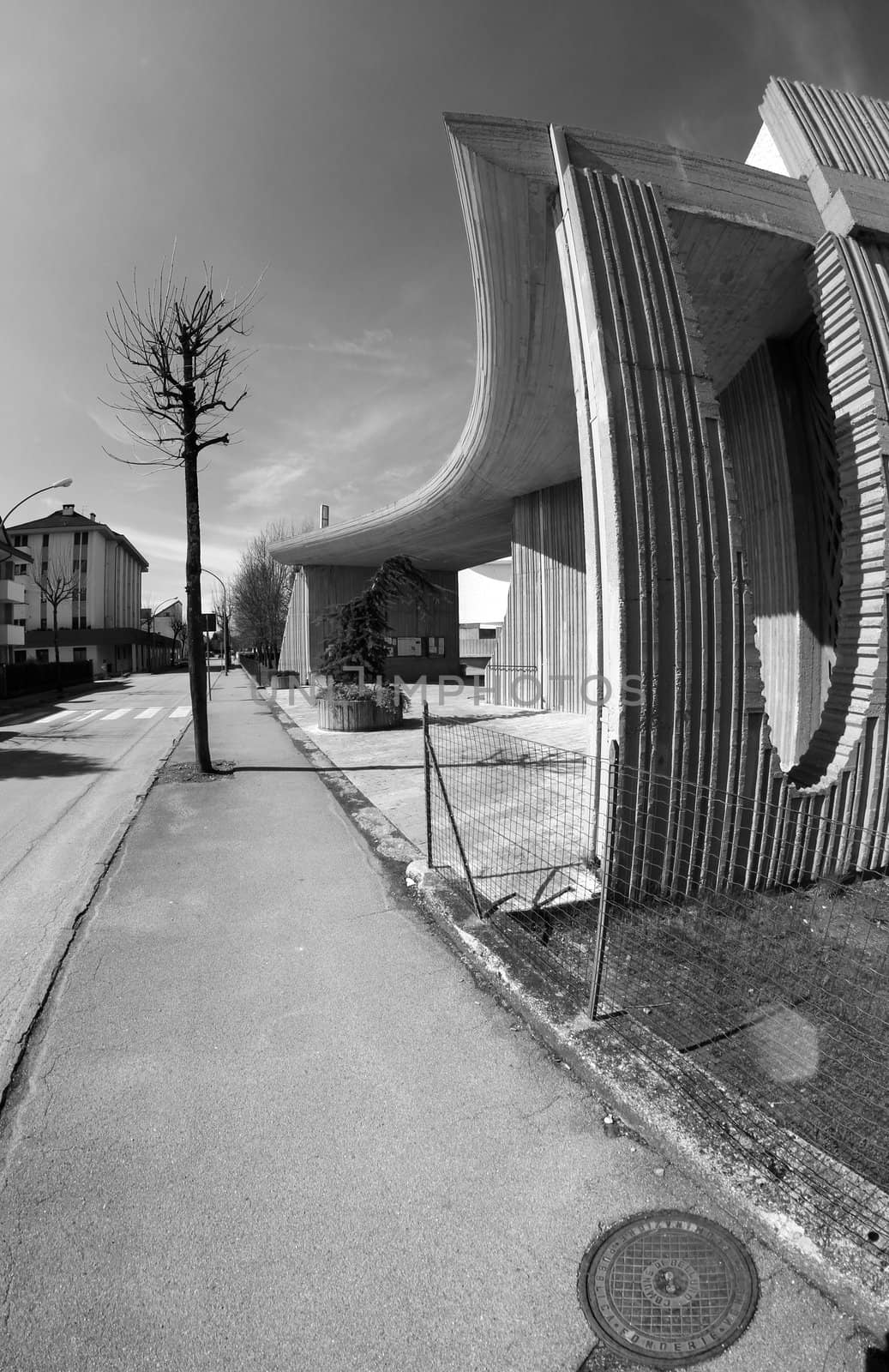 modern church in Belluno by lifeinapixel