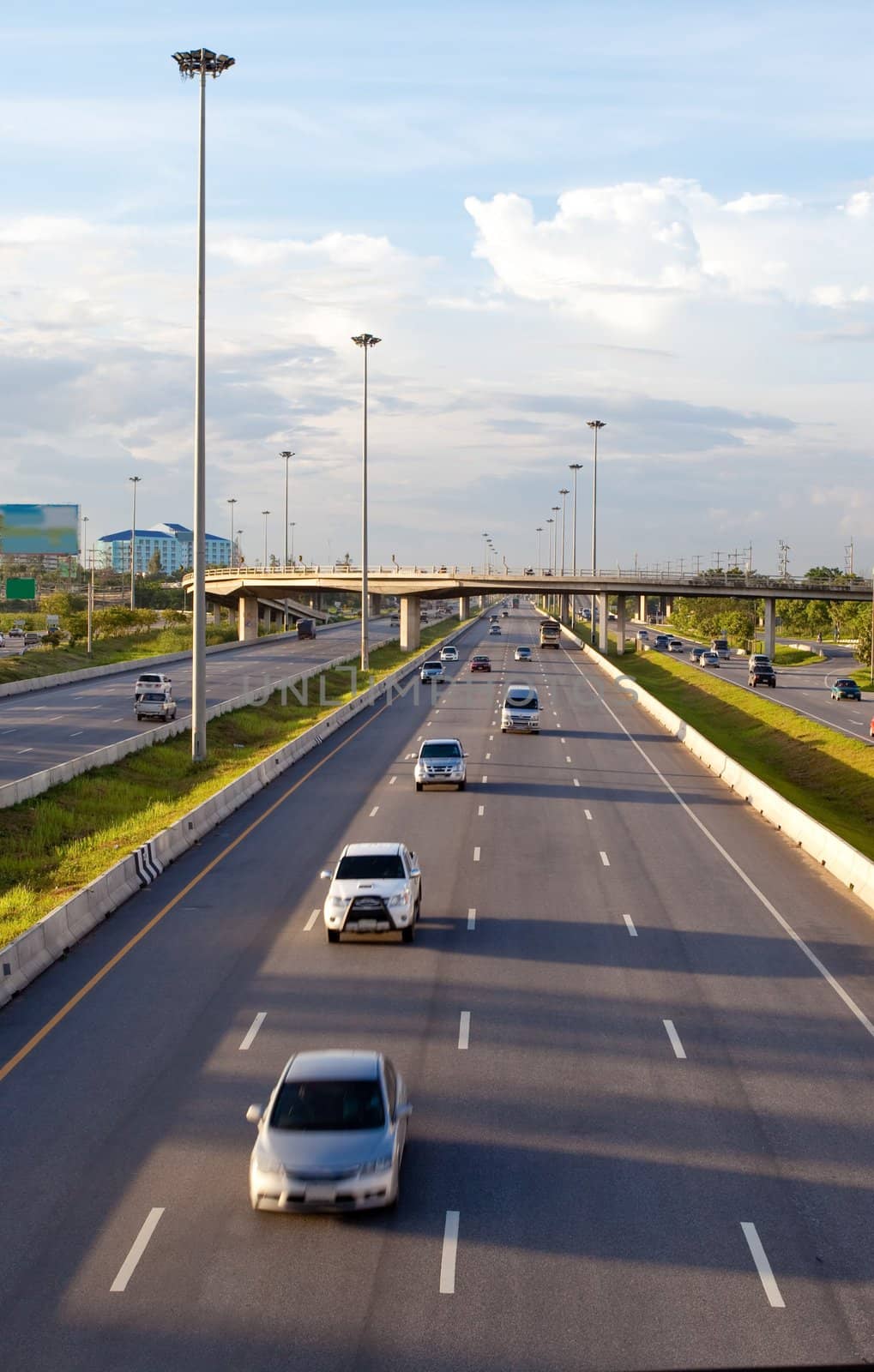 cars on road