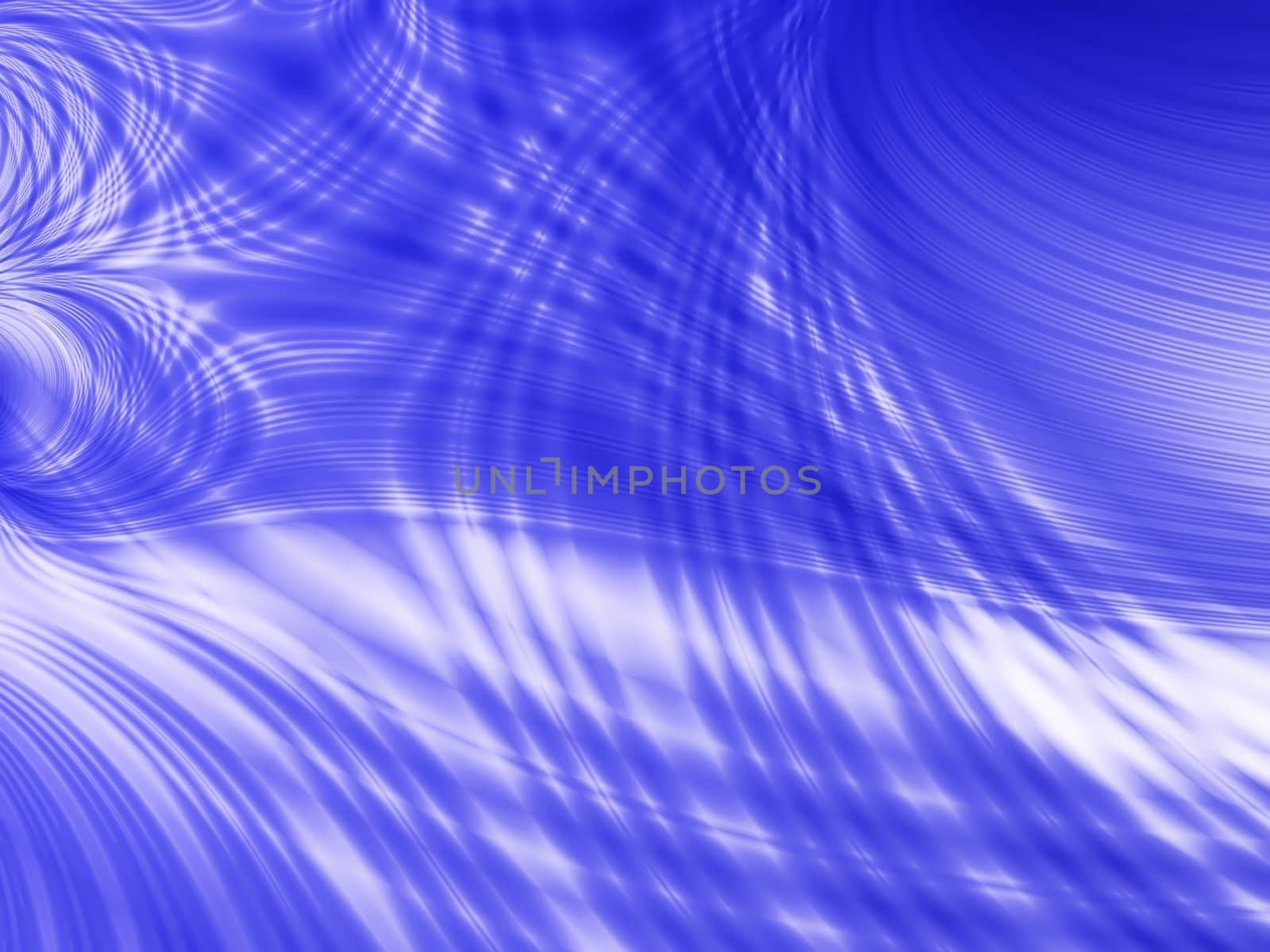 Abstract blurred motion of water in light and blue tones