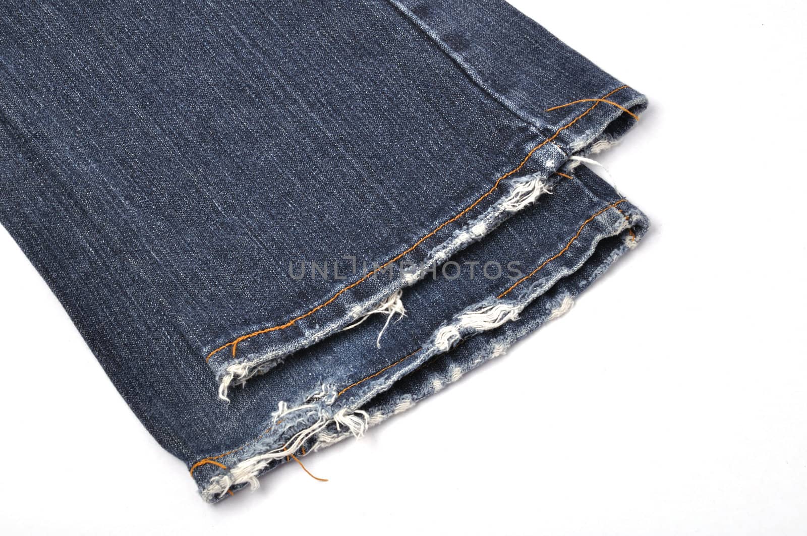 Picture Of Blue Jean isolated on white