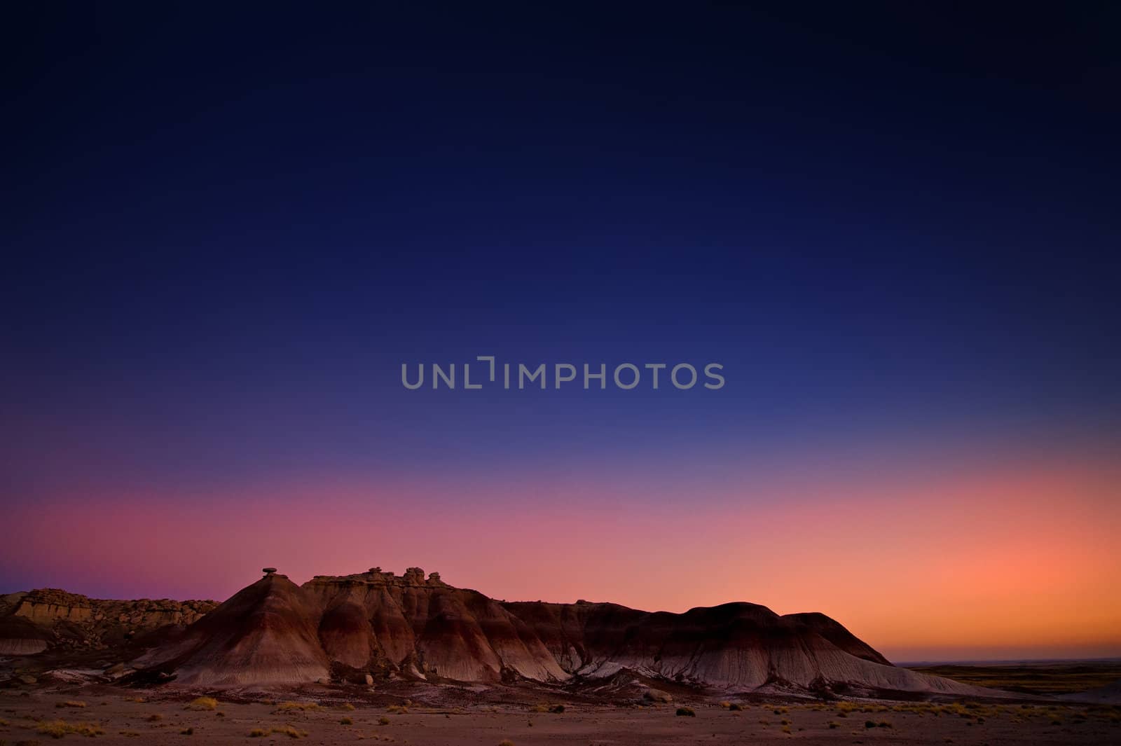 Image from the badlands national park in the USA