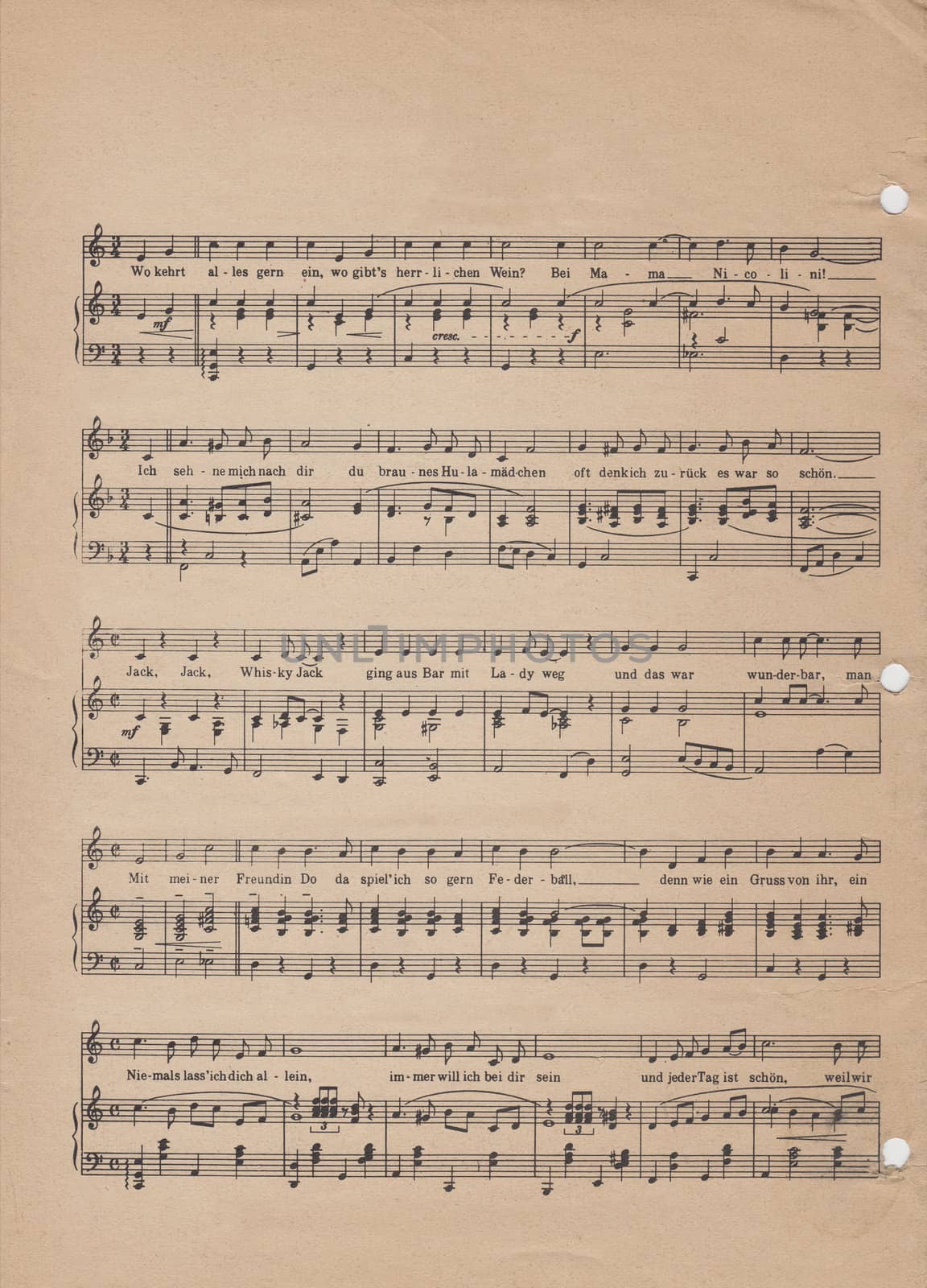 Old music score that was done by my great great grandpa over 100 years ago.