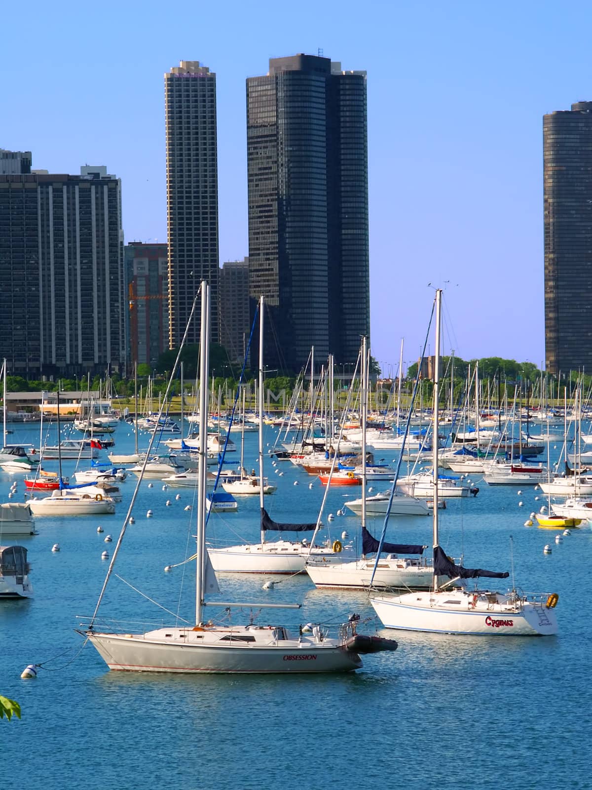 Harbor Point and Lake Michigan by Wirepec
