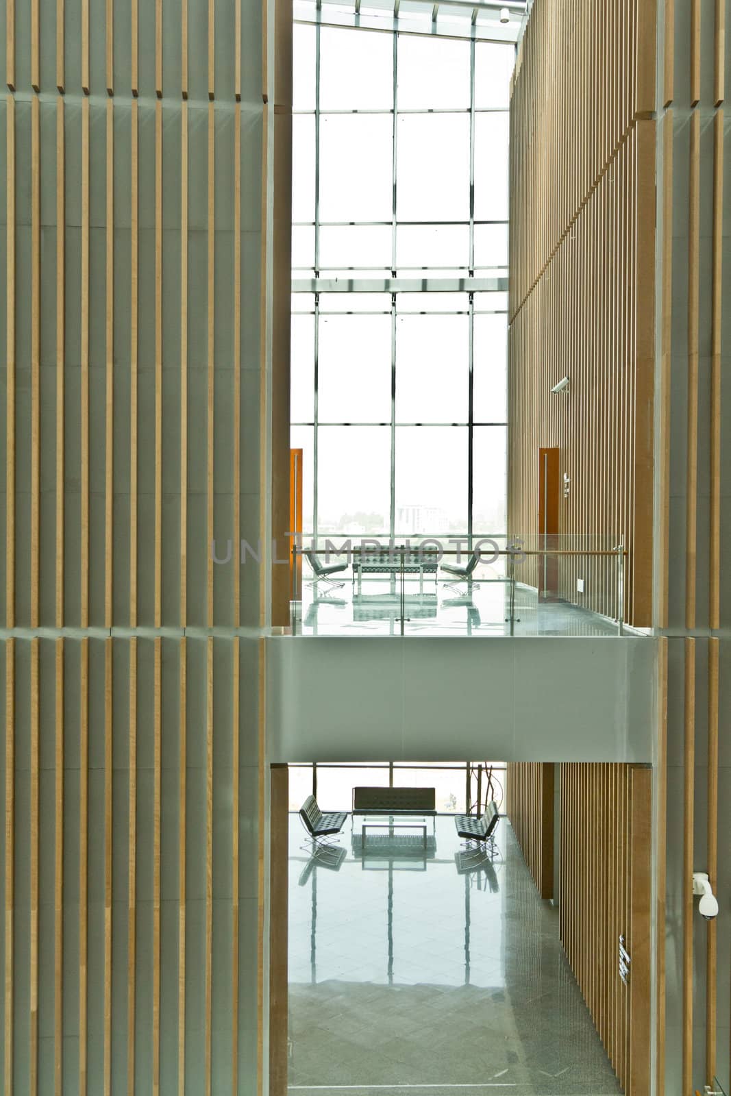 Resting areas found scattered inside of the newly constructed African Union Hall in Addis Ababa, Ethiopia