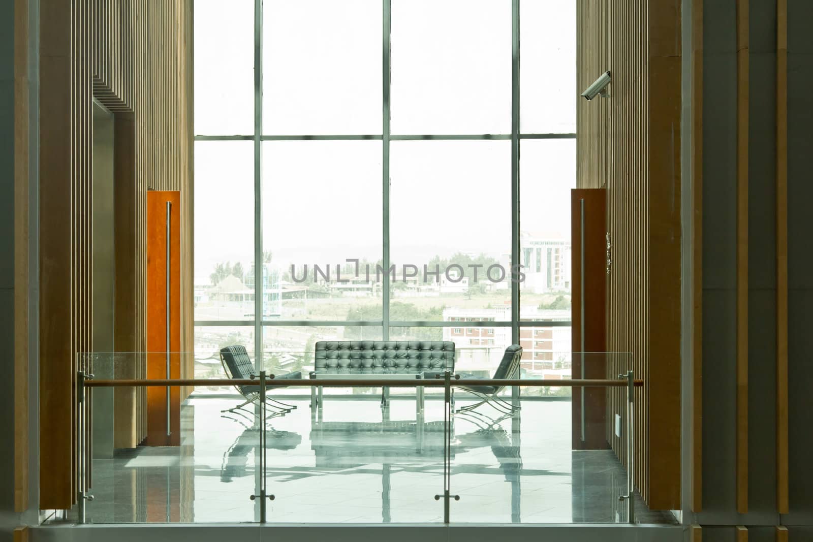 Resting areas found scattered inside of the newly constructed African Union Hall in Addis Ababa, Ethiopia