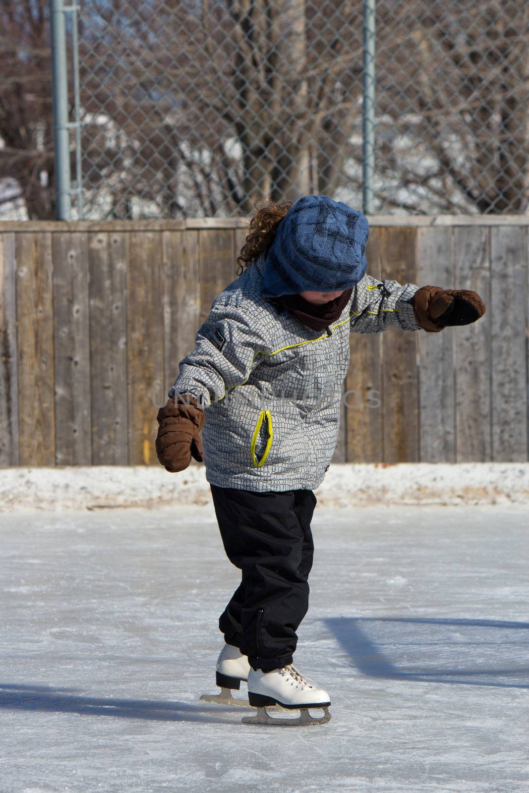 Little girl skating by bigjohn36