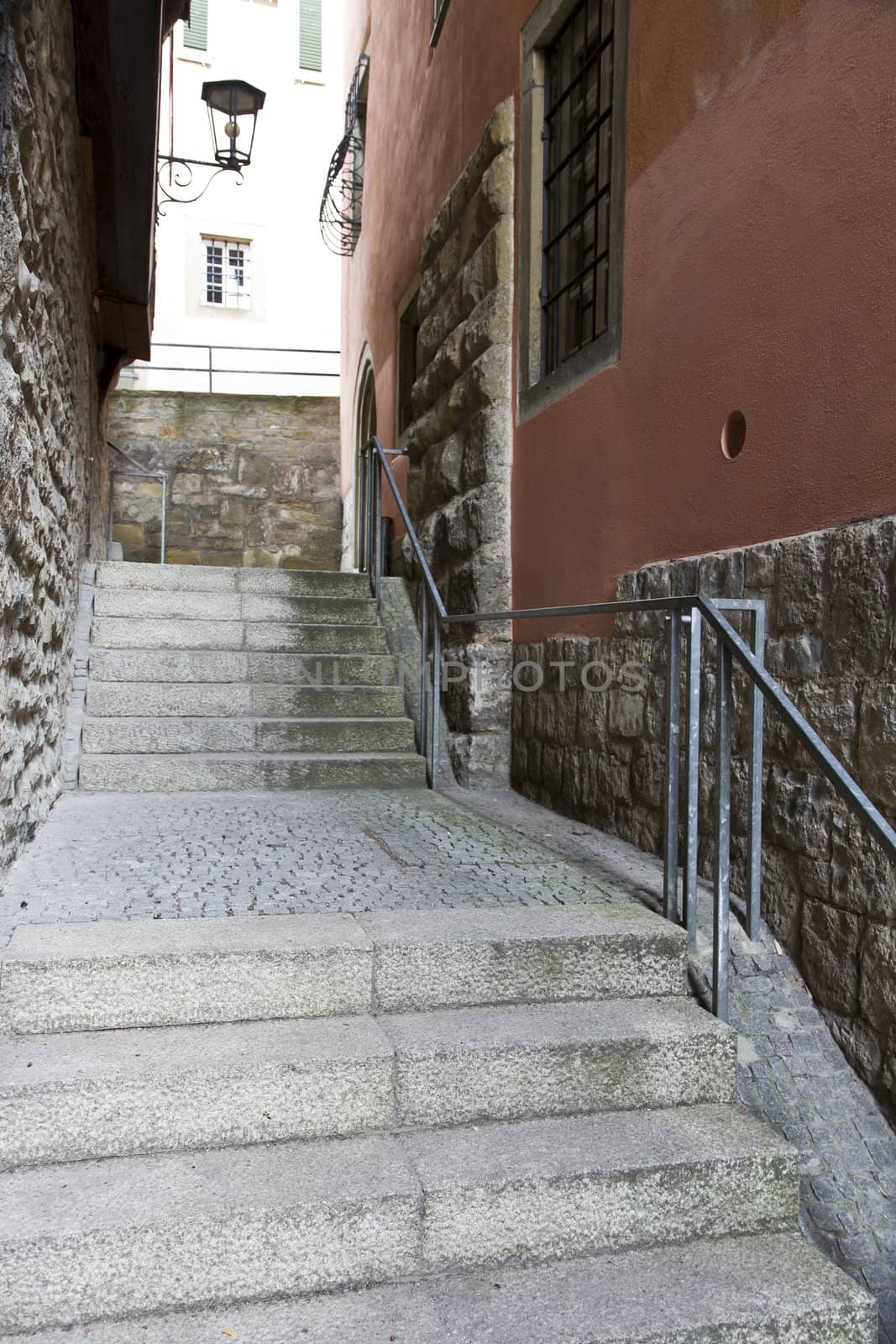 steps in ancient town by gewoldi