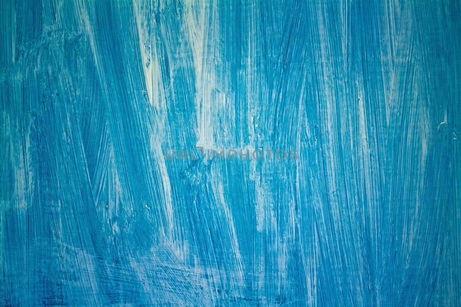 Surface of old wood Paint over with white and blue