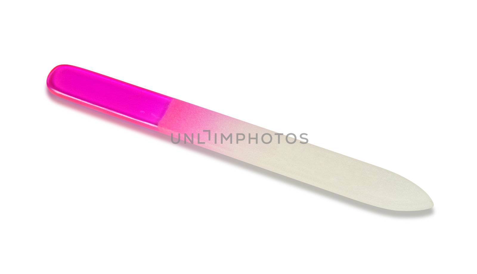 Nailfile isolated on white with clipping path