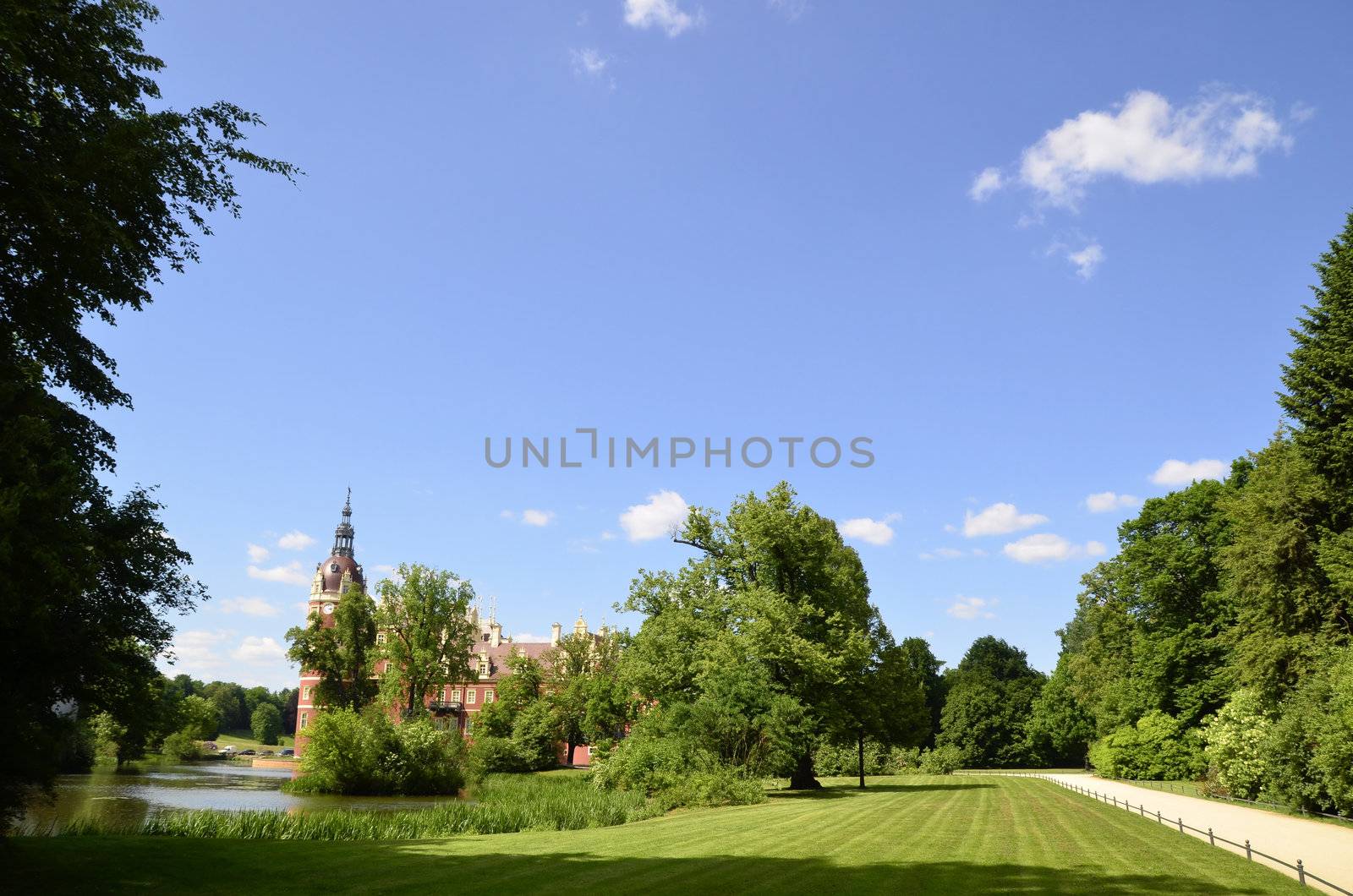 This beautiful castle surrounded by gardens in the English style of the 19th century was inspired by Prince Hermann Pueckler-Muskau. Muskauer Park is part of UNESCO World Heritage Site. It is located on both sides of the Neisse River which is the Polish and German border.