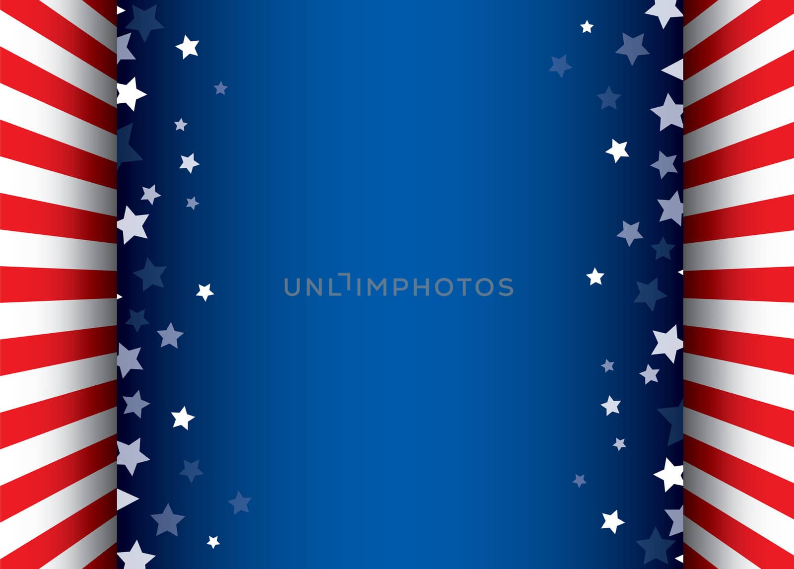 Background with stars decorative frame