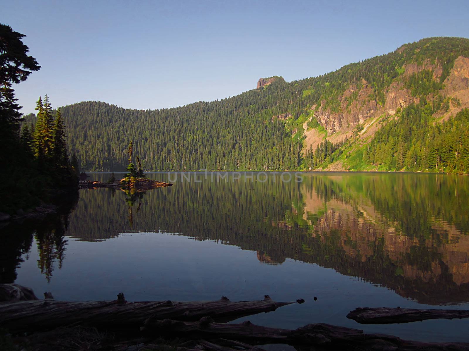 A photograph of mountain scenery.