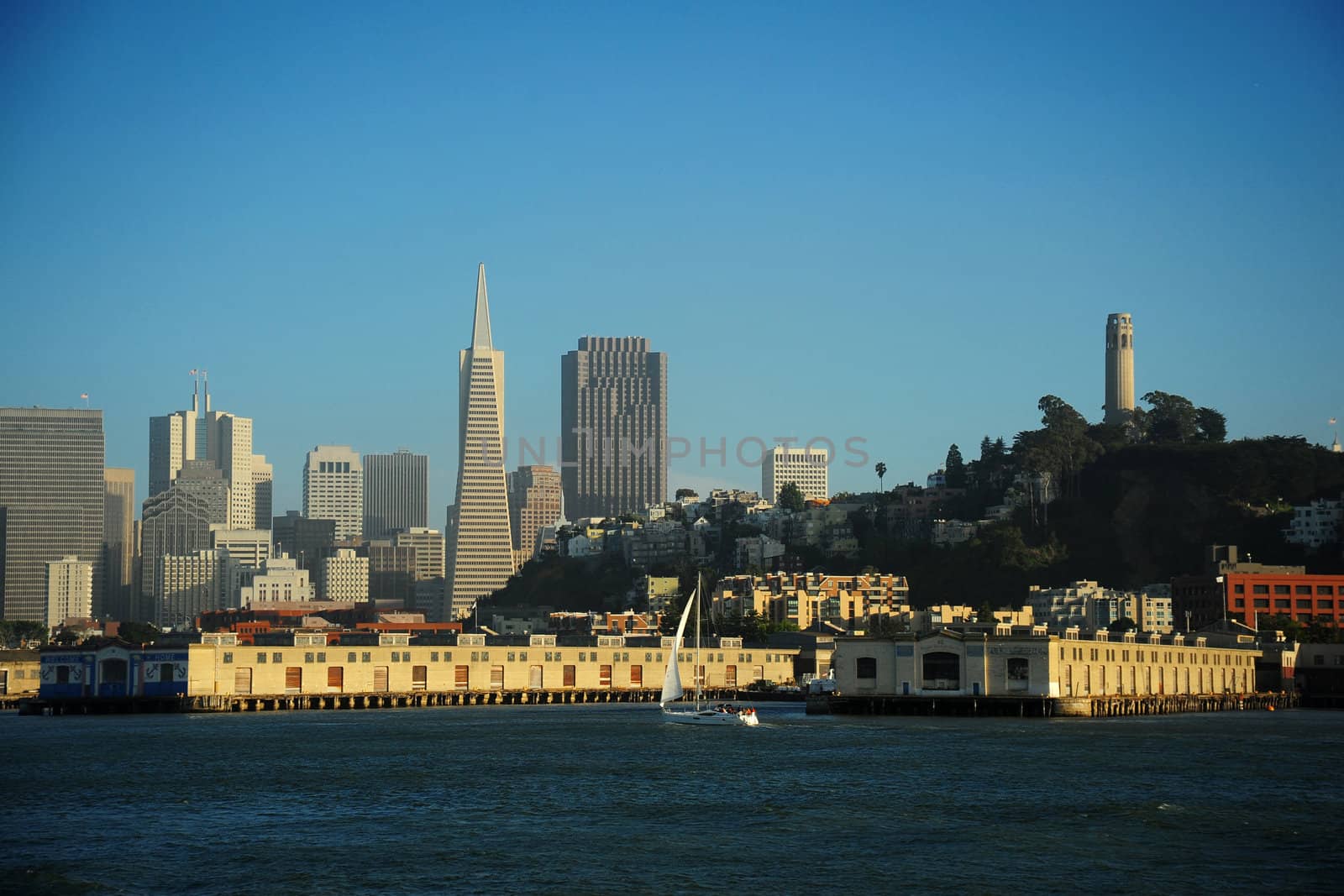 san francisco building as seen from bay